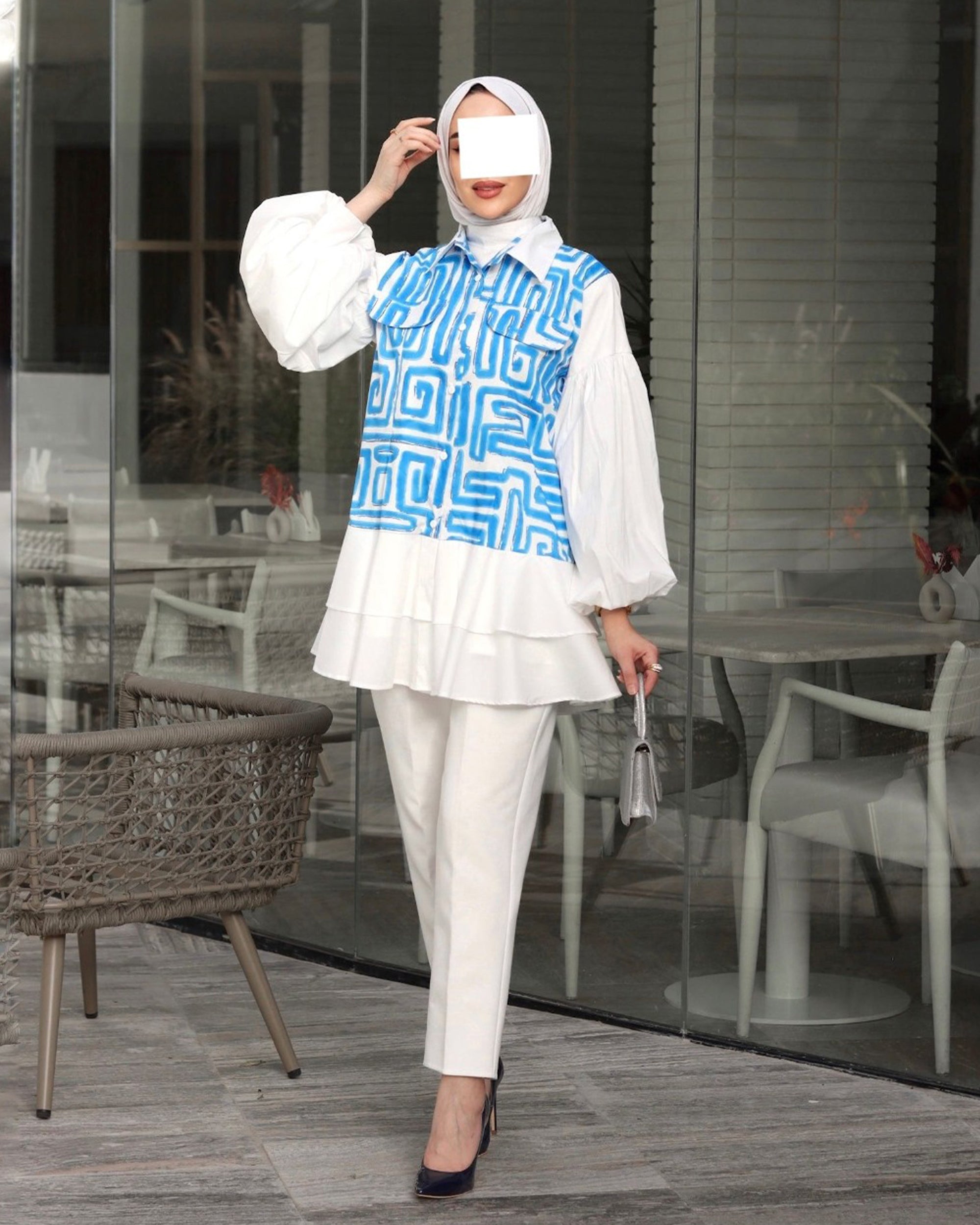 Layered Poplin Jacket