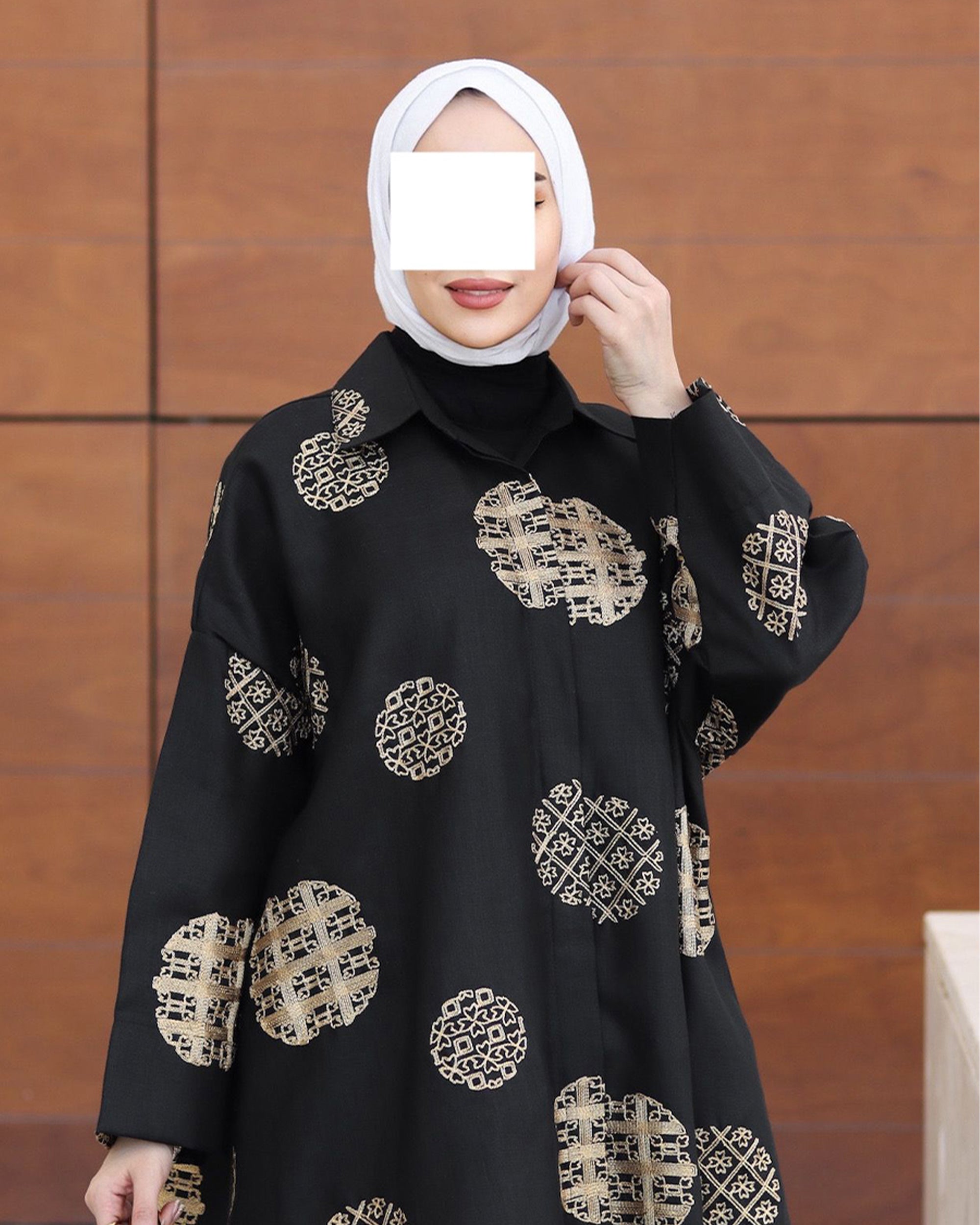 Golden Circle Linen Shirt