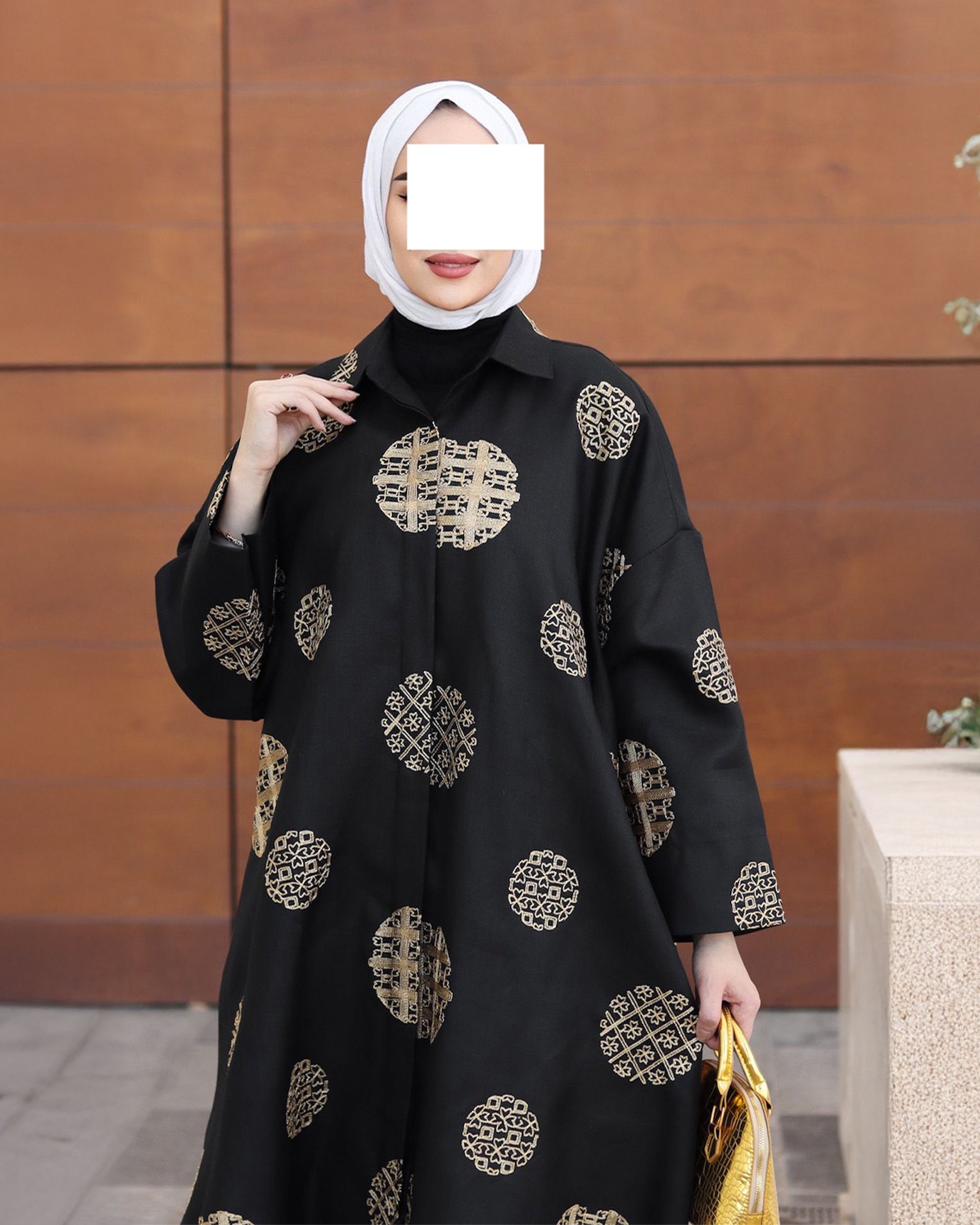 Golden Circle Linen Shirt