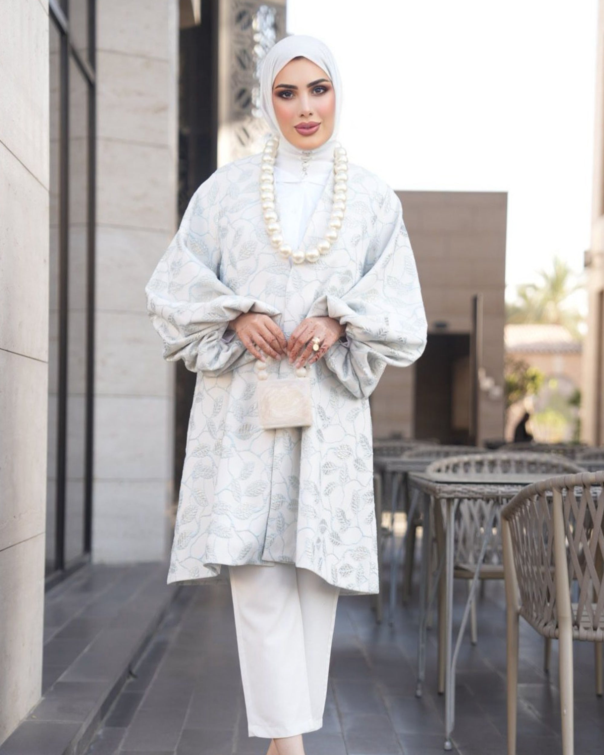 Floral Jacquard Jacket