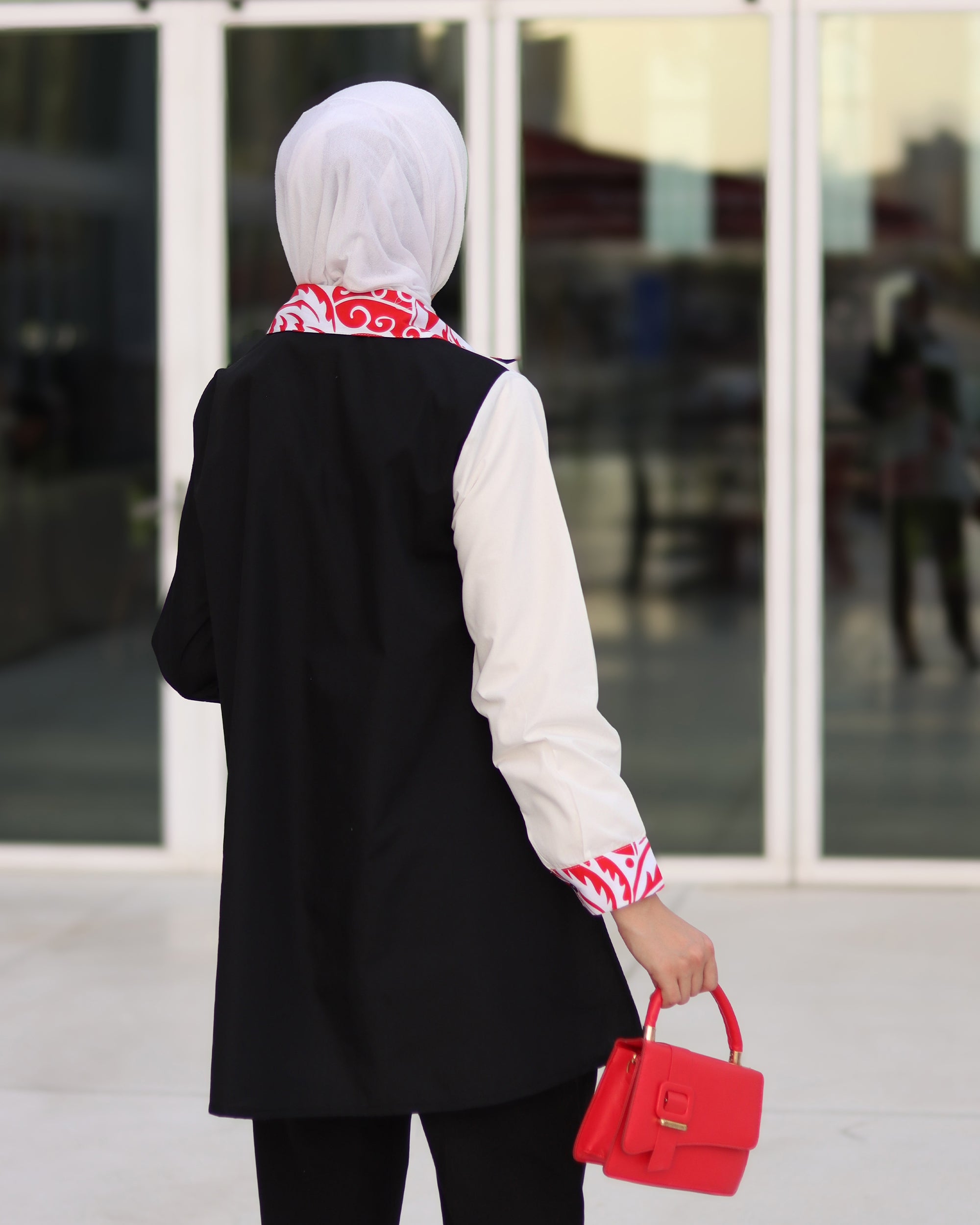 Bold Contrast Poplin Shirt
