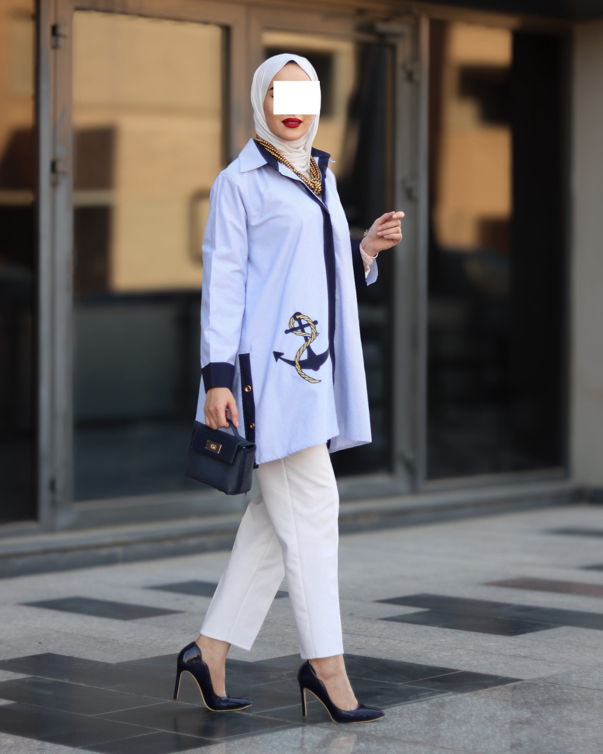 Nautical Poplin Shirt