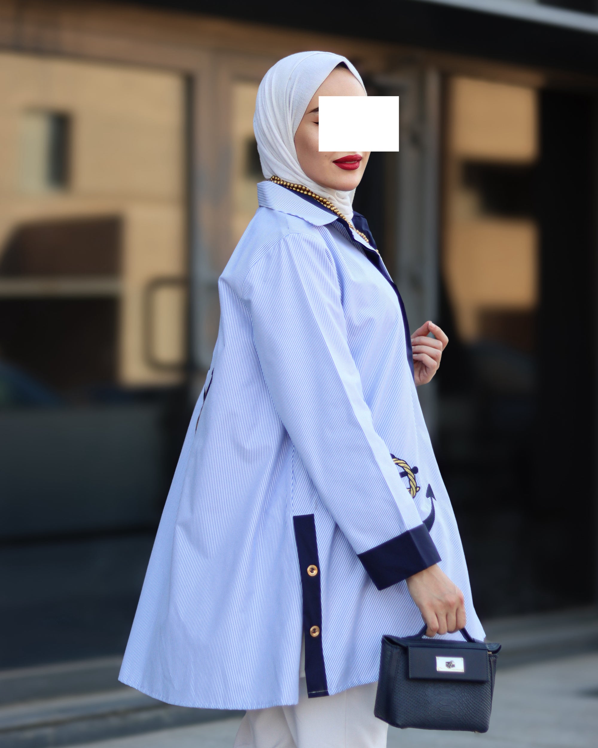 Nautical Poplin Shirt