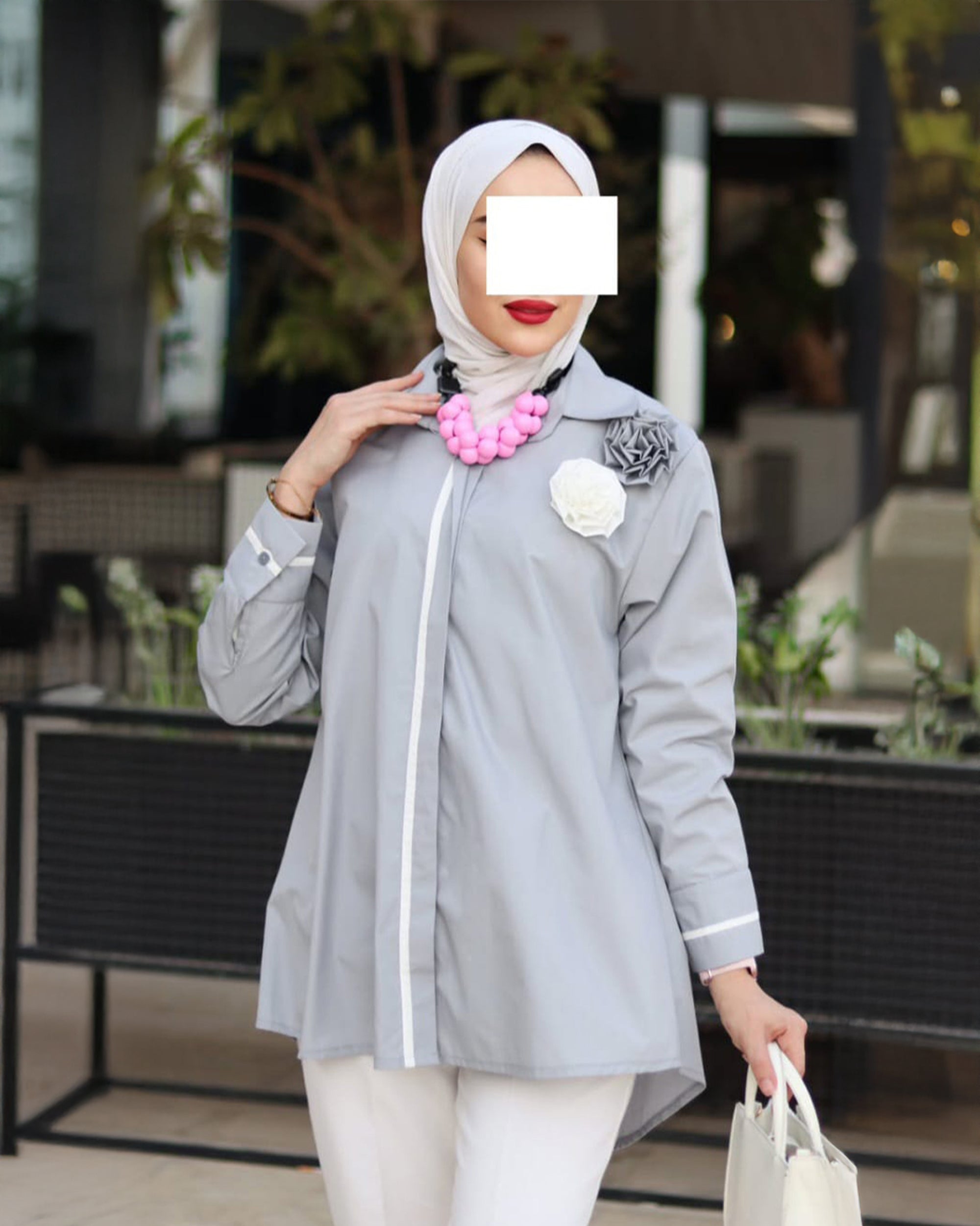 Grace Bloom Poplin Shirt