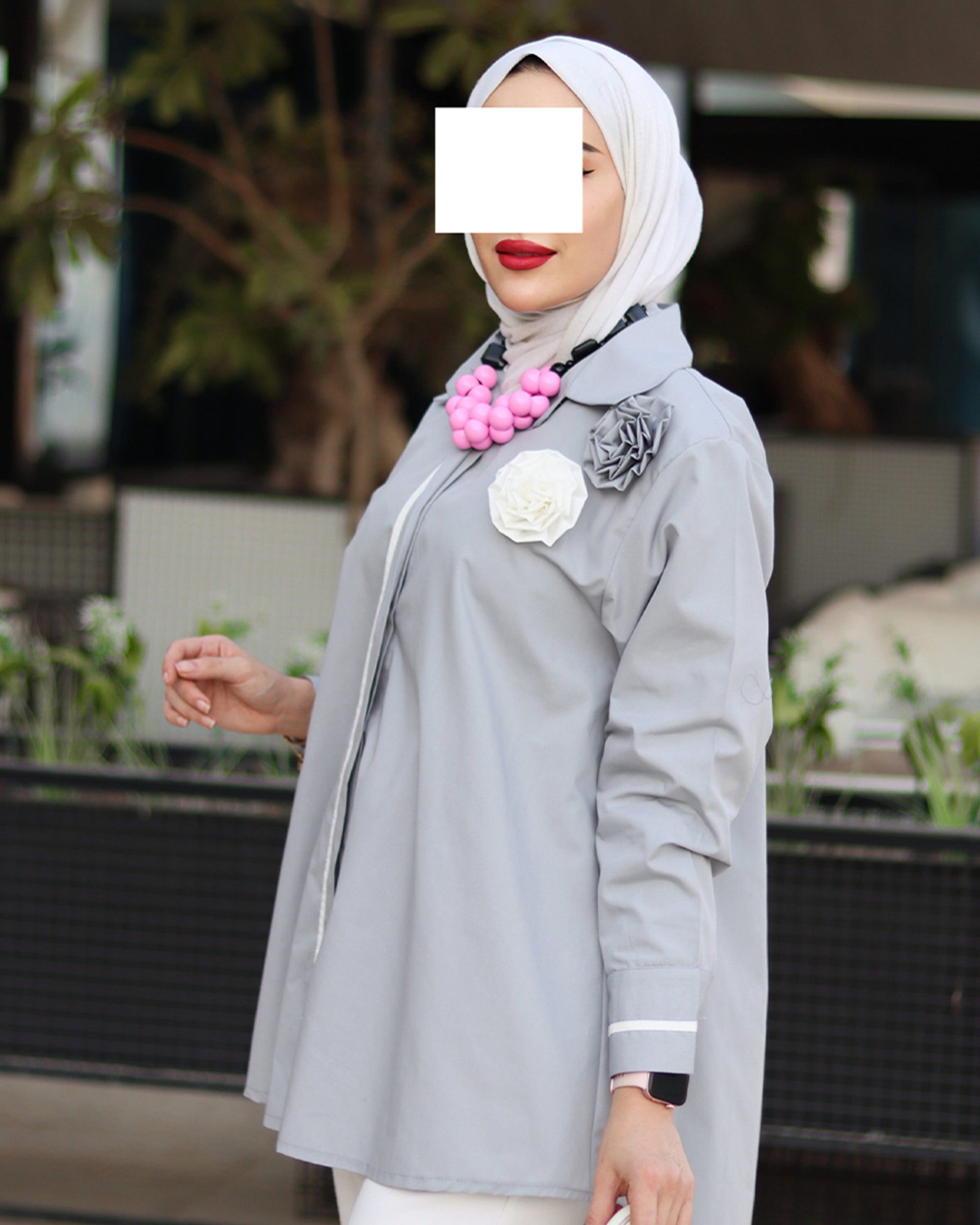 Grace Bloom Poplin Shirt