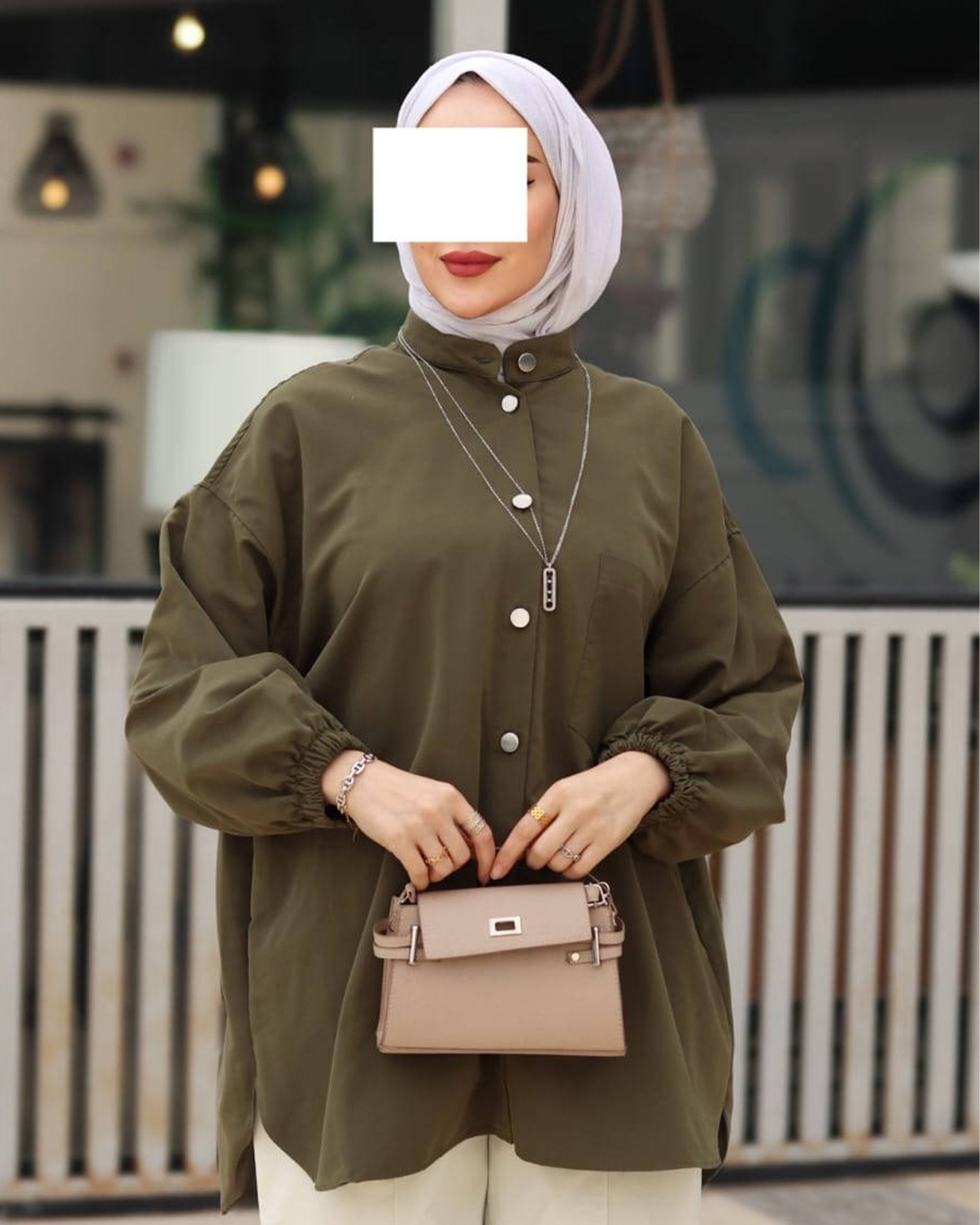 Button Poplin Shirt