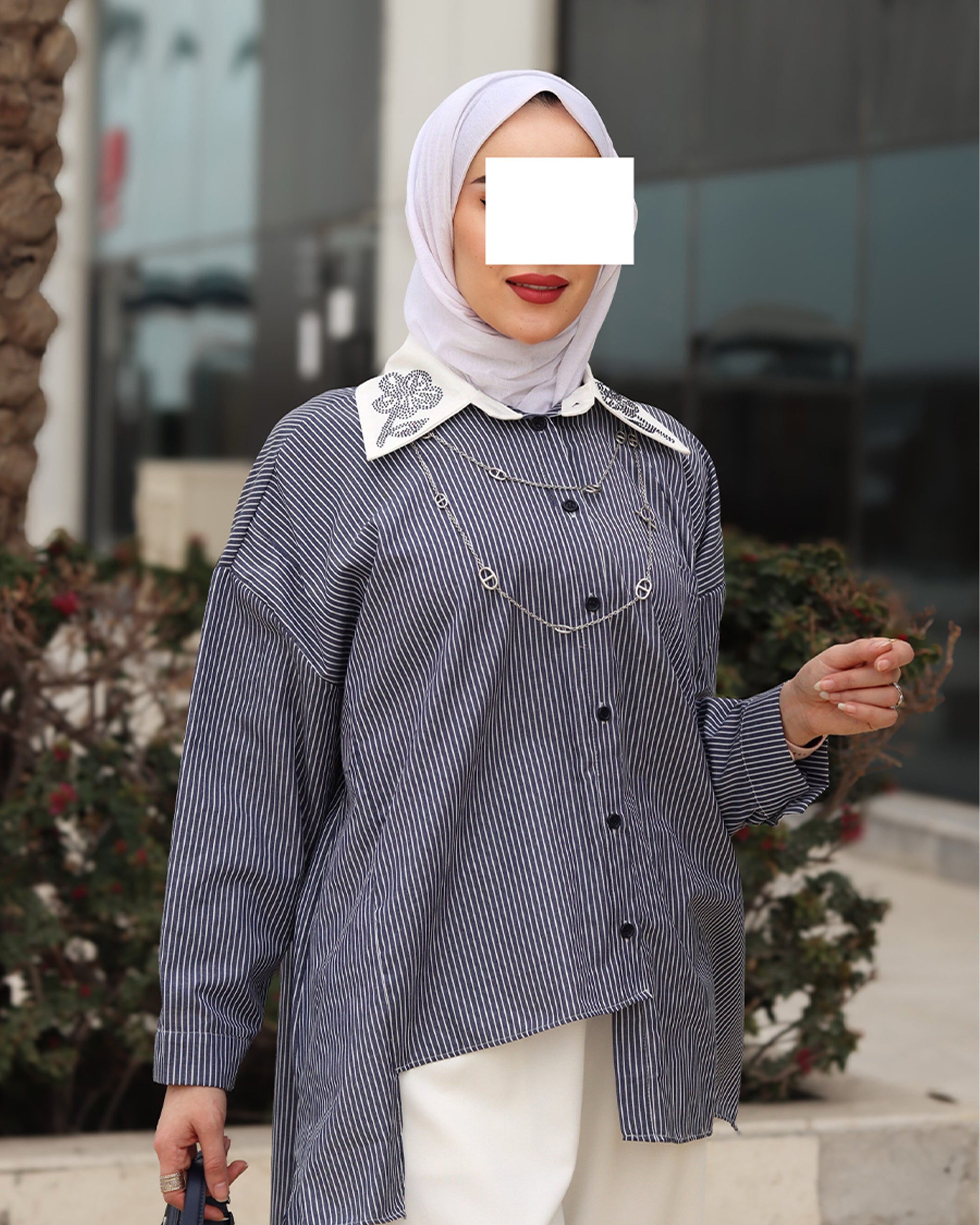 Stripe Poplin Shirt
