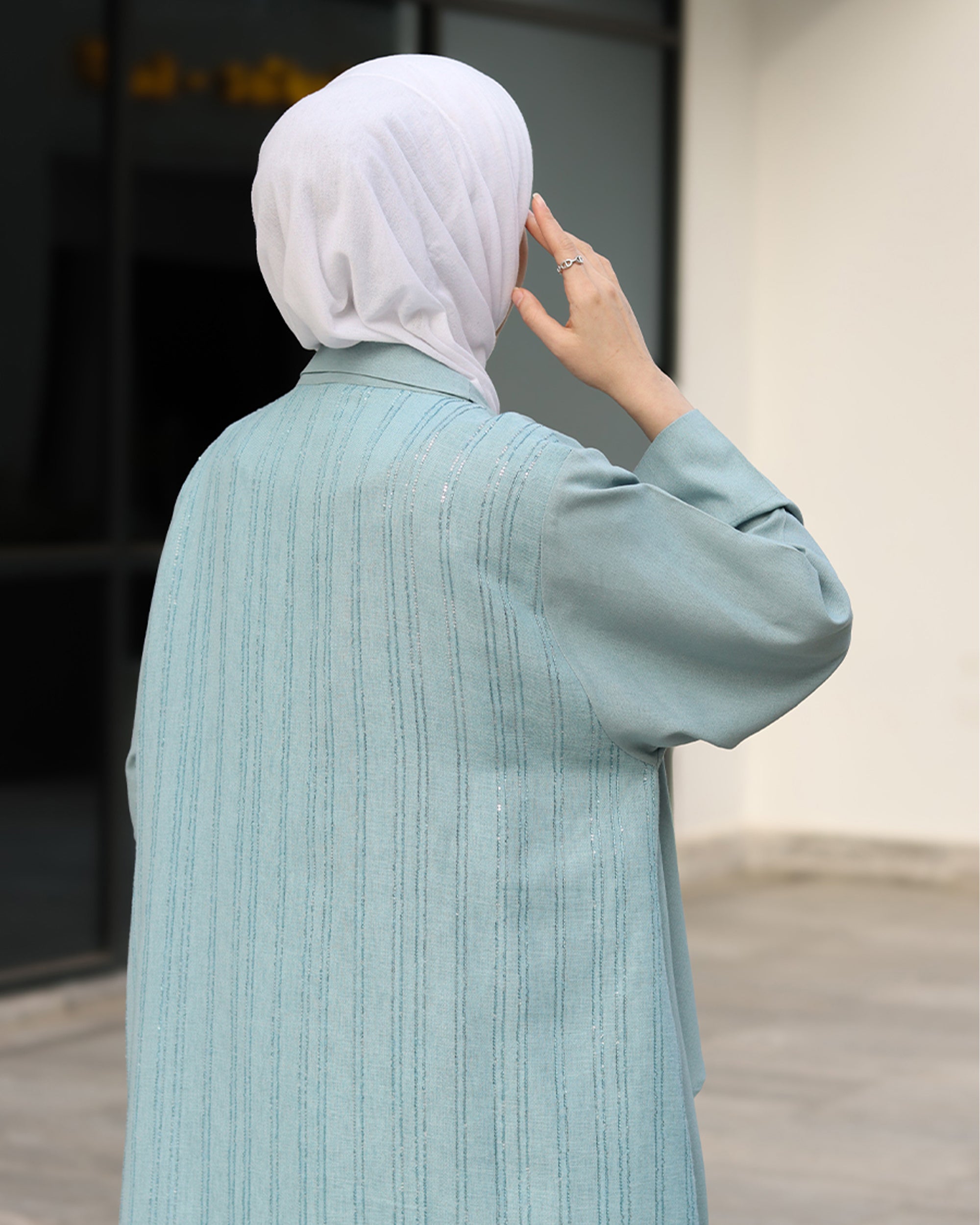 Light Blue Linen Set