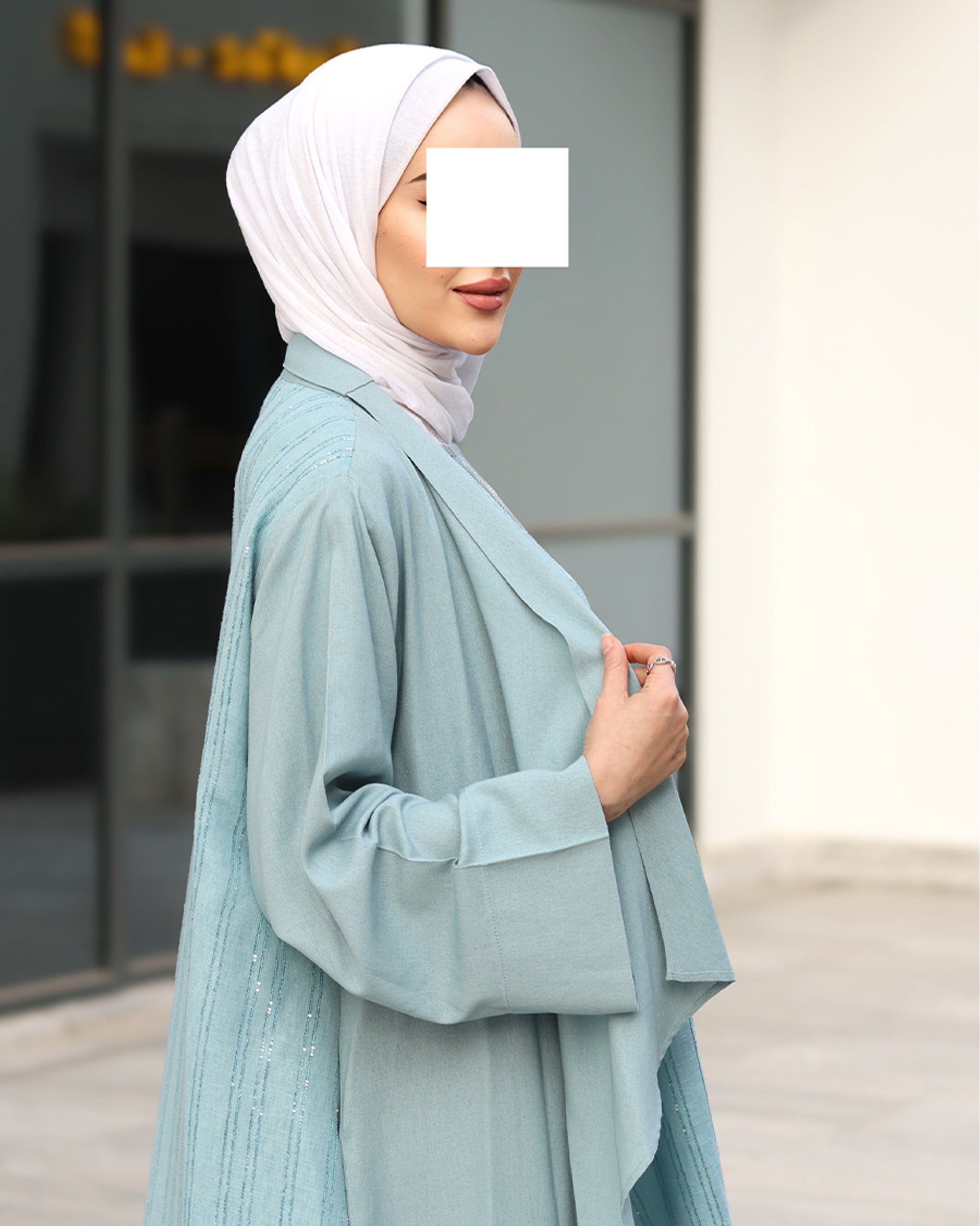 Light Blue Linen Set