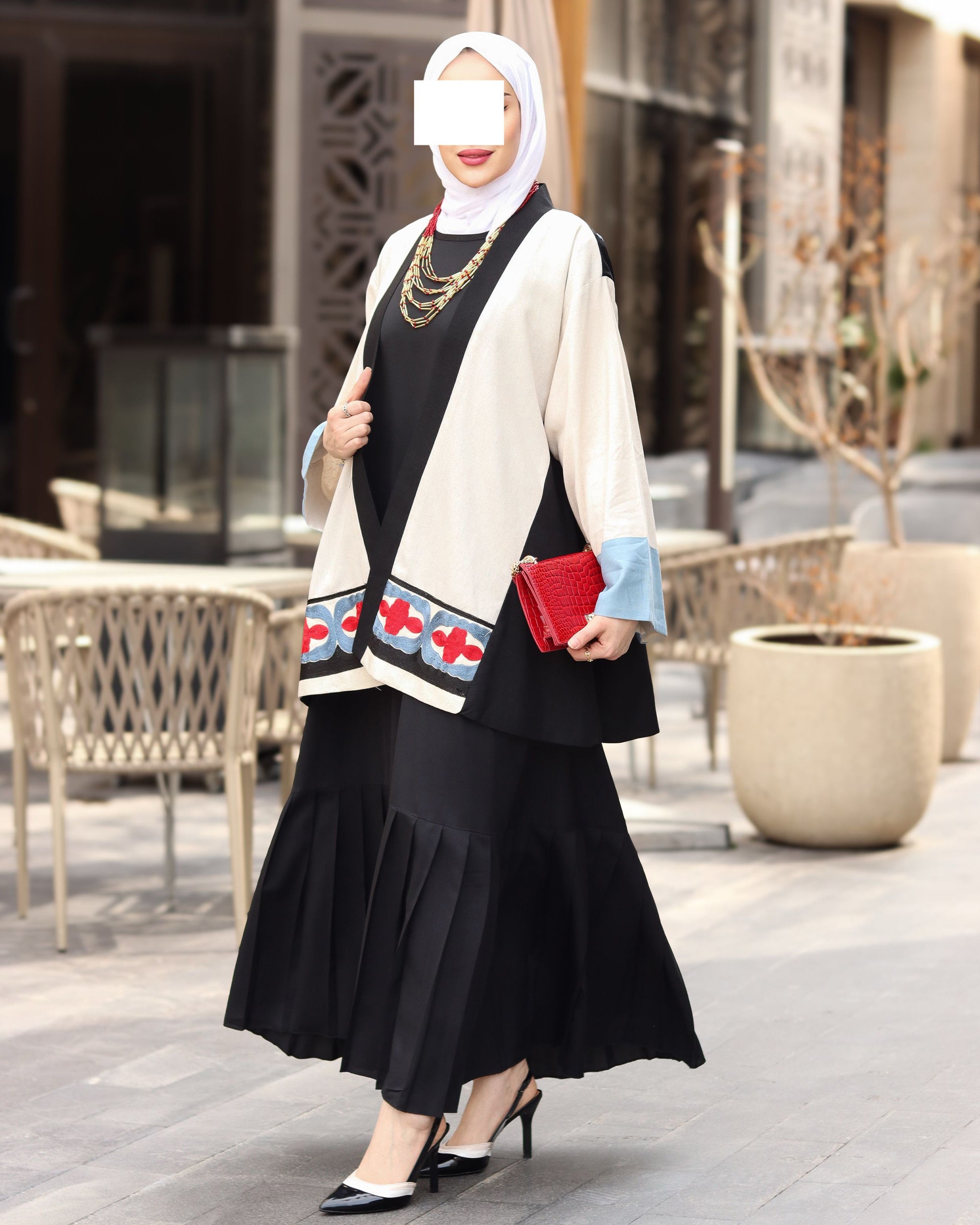Embroidered Linen Jacket