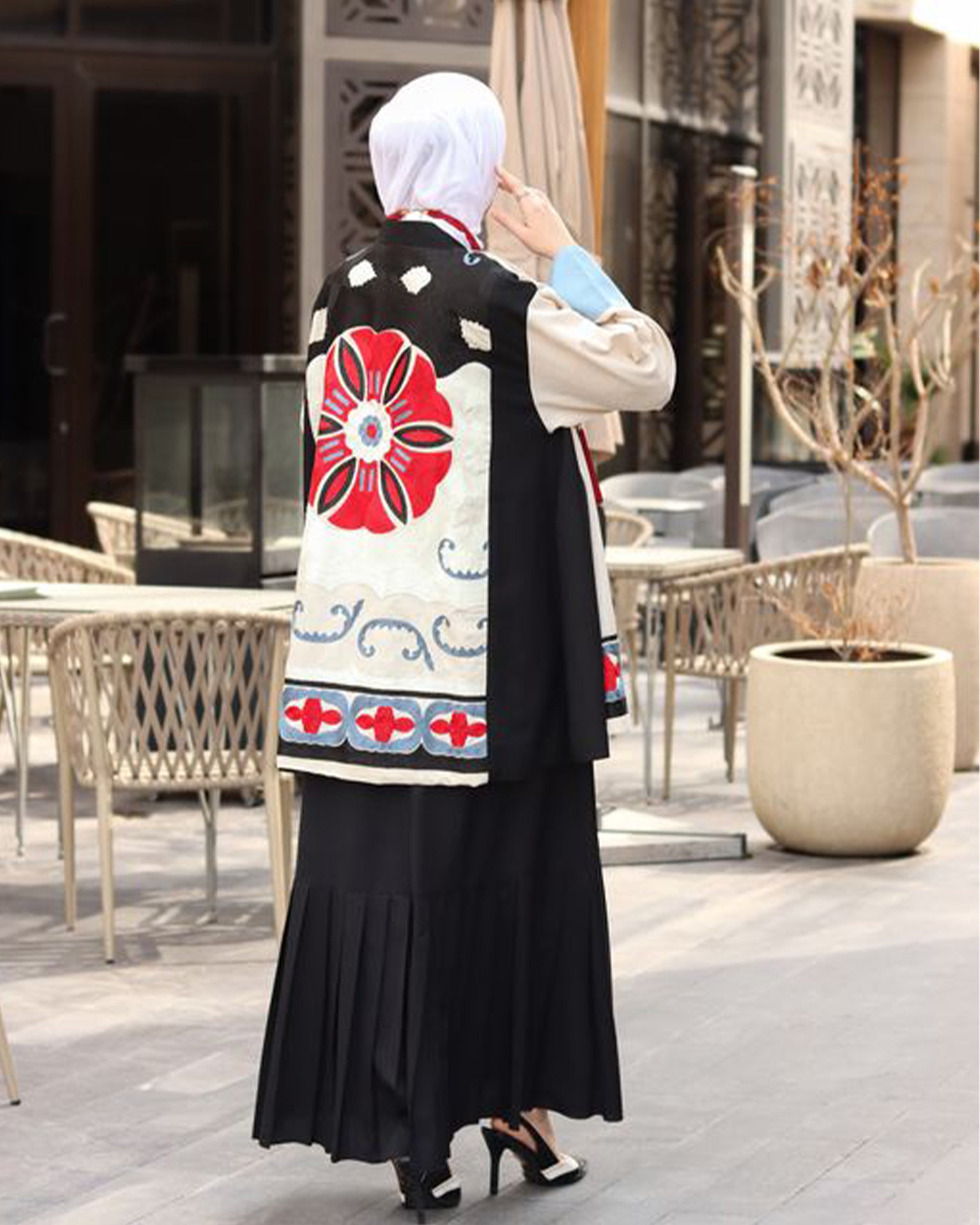 Embroidered Linen Jacket