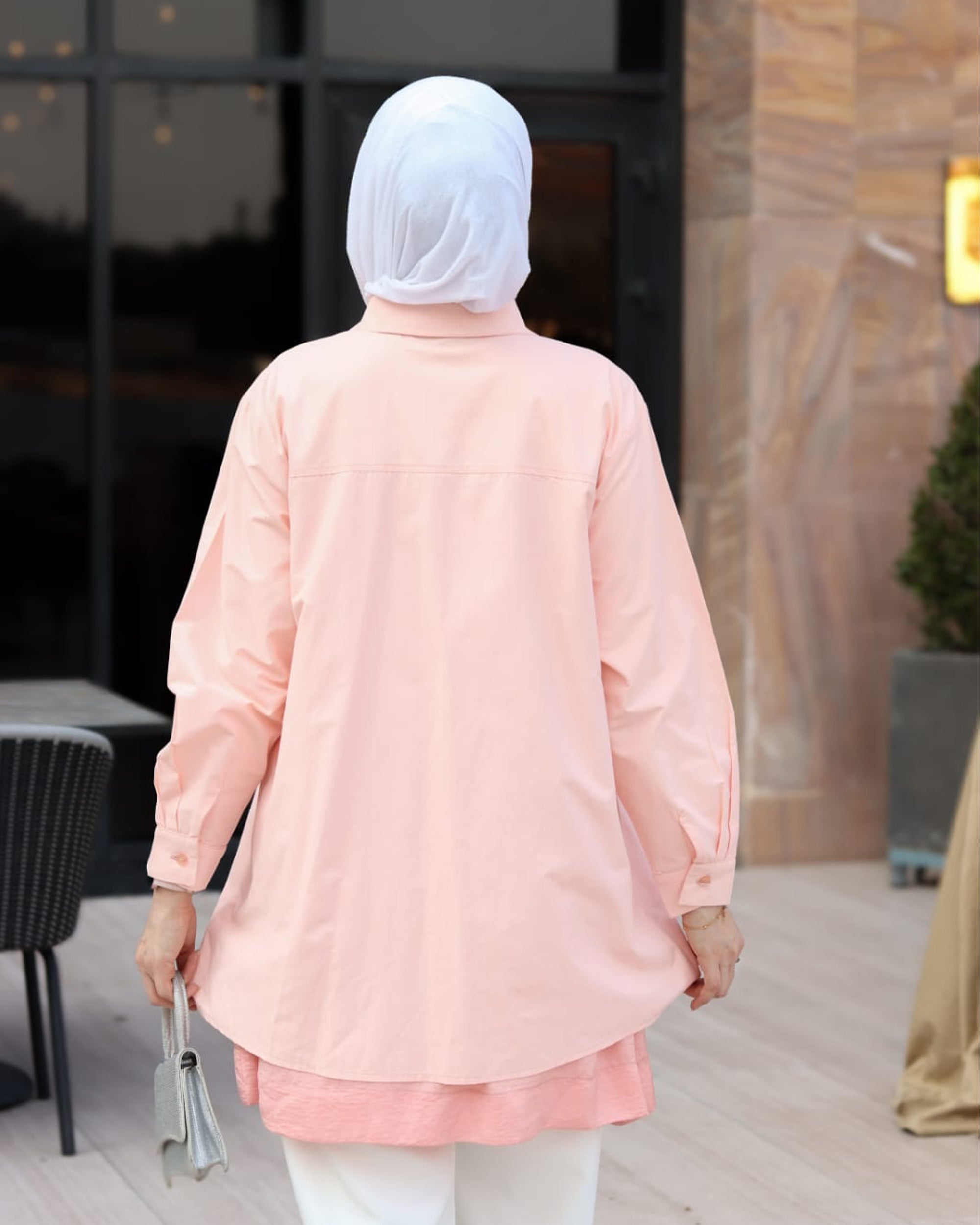 Blush Blossom Poplin Shirt