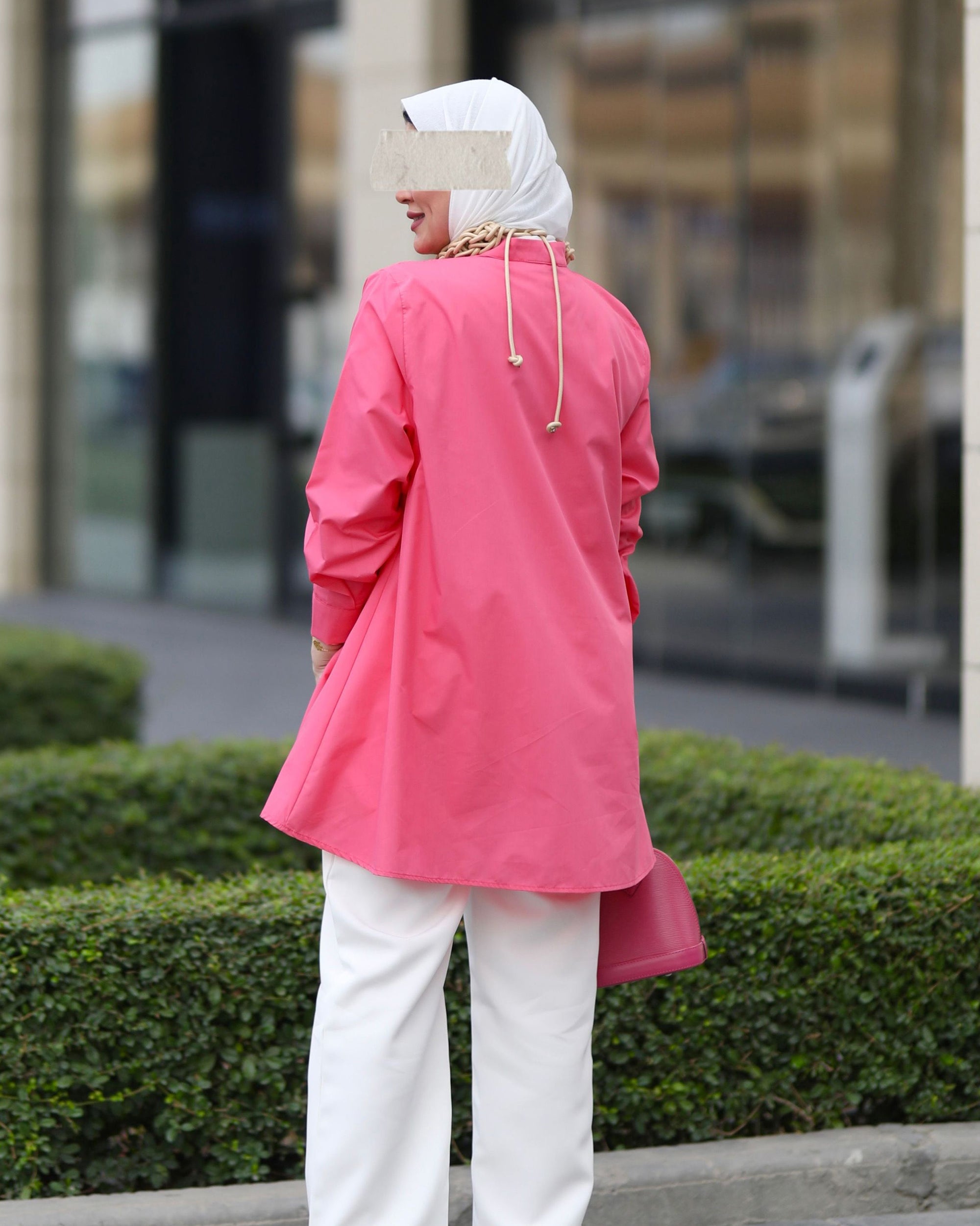 Pink Poplin Shirt