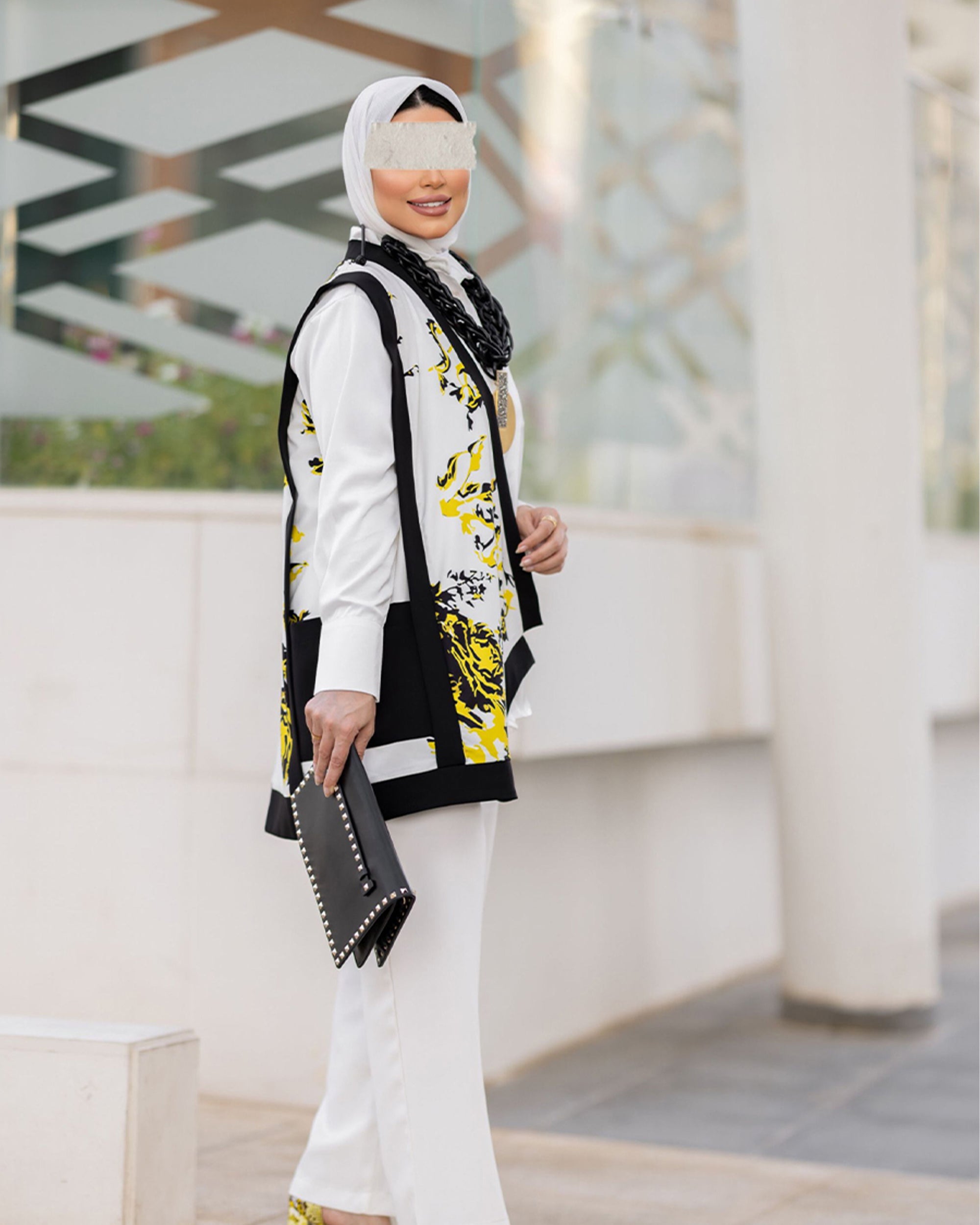 Yellow Accent Vest