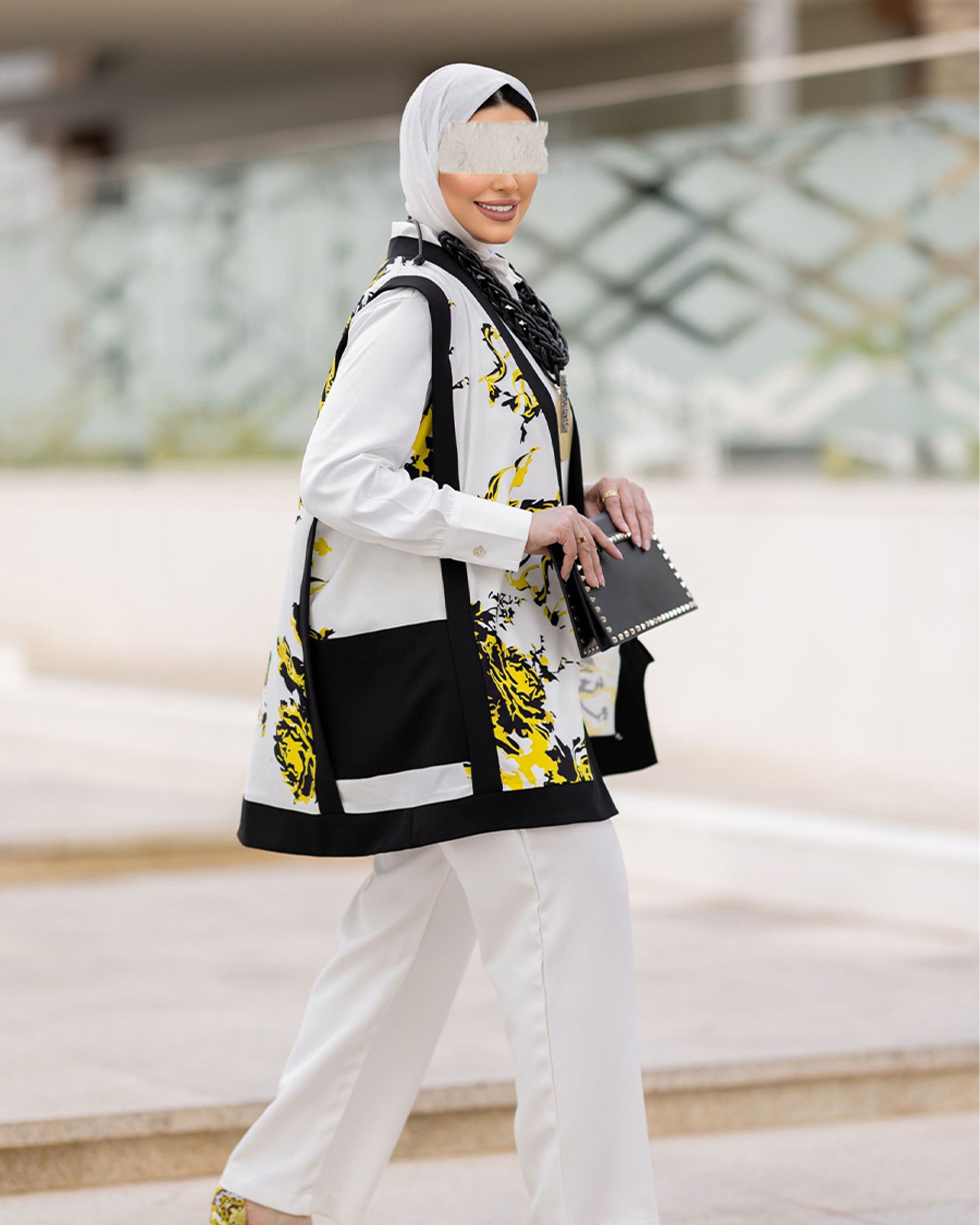 Yellow Accent Vest