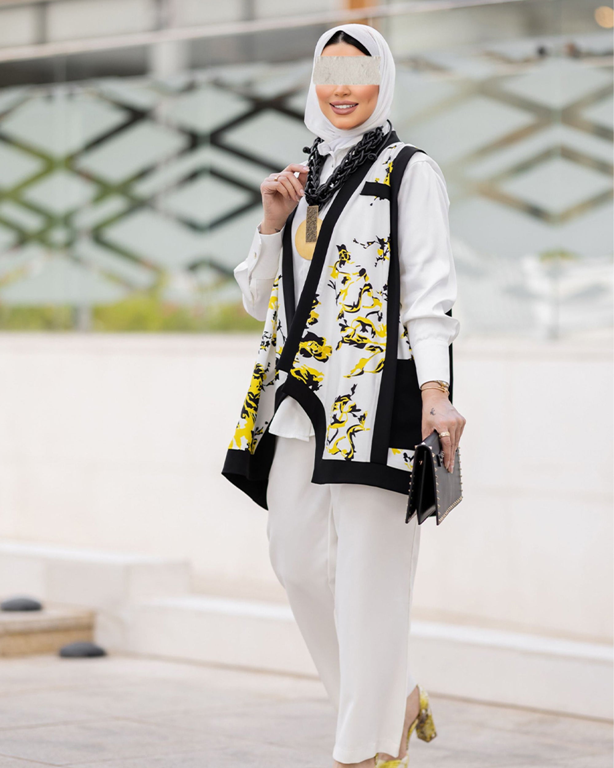 Yellow Accent Vest