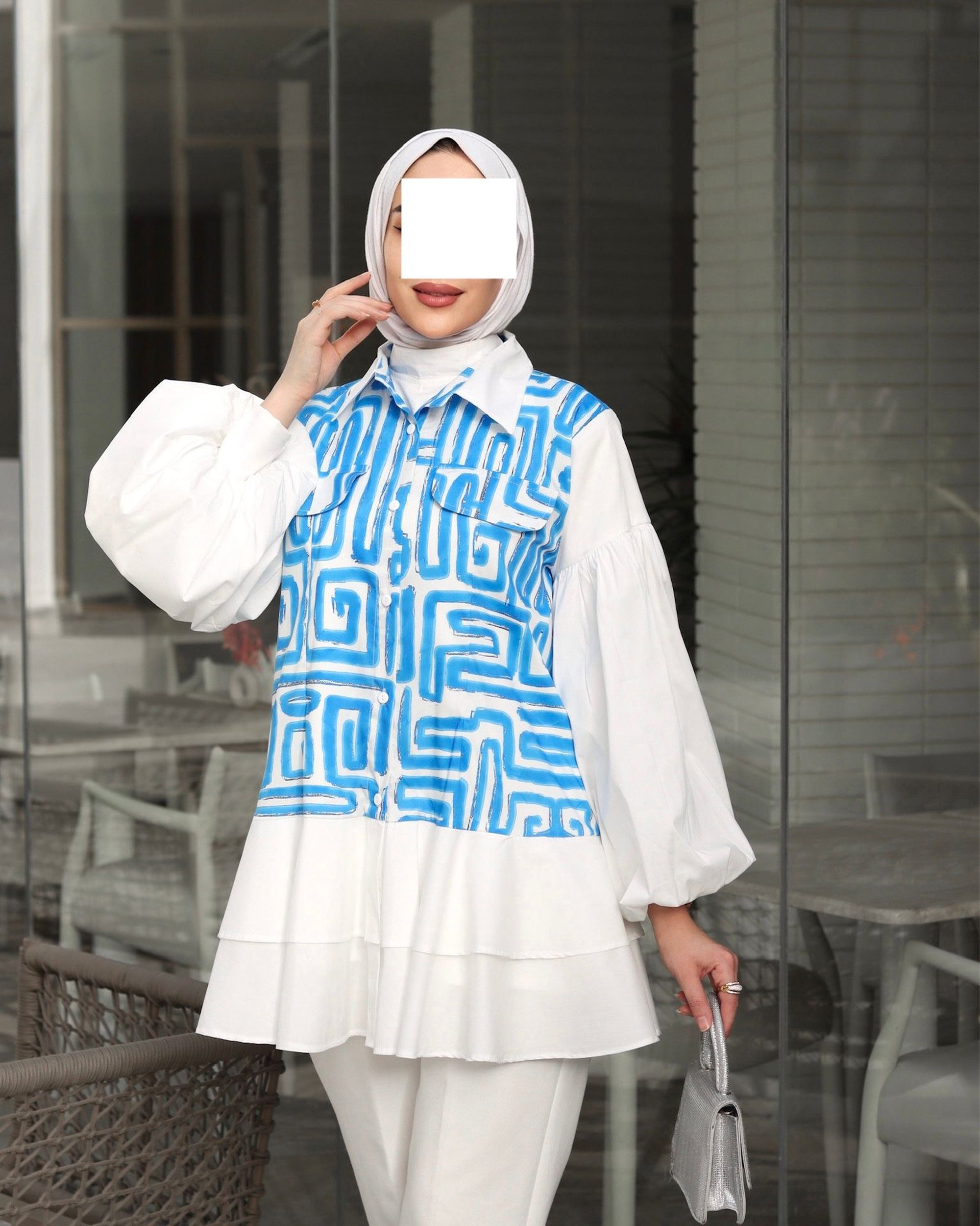 Layered Poplin Jacket