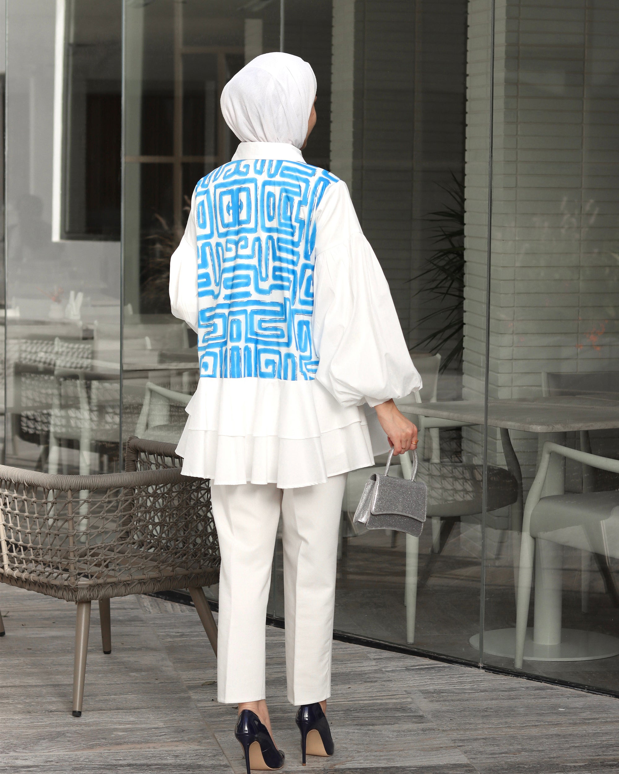 Layered Poplin Jacket