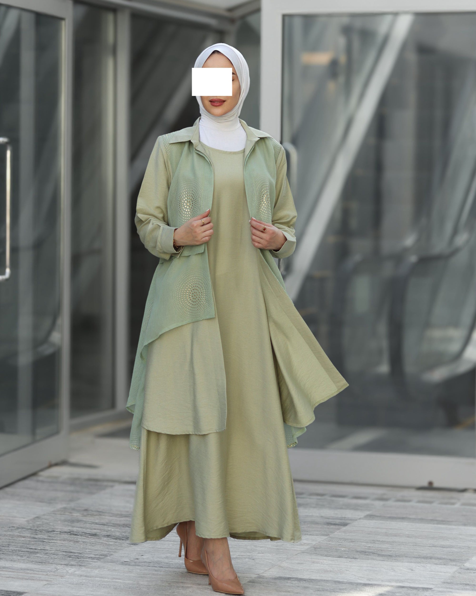 Layered Olive Green Set