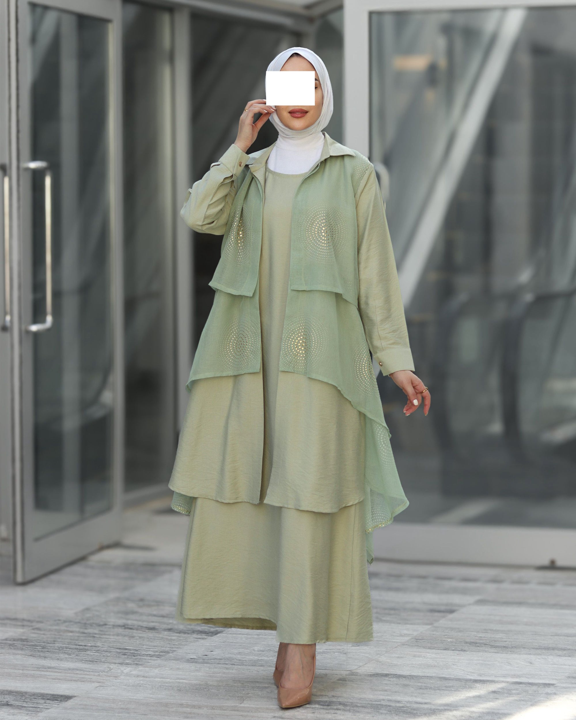 Layered Olive Green Set