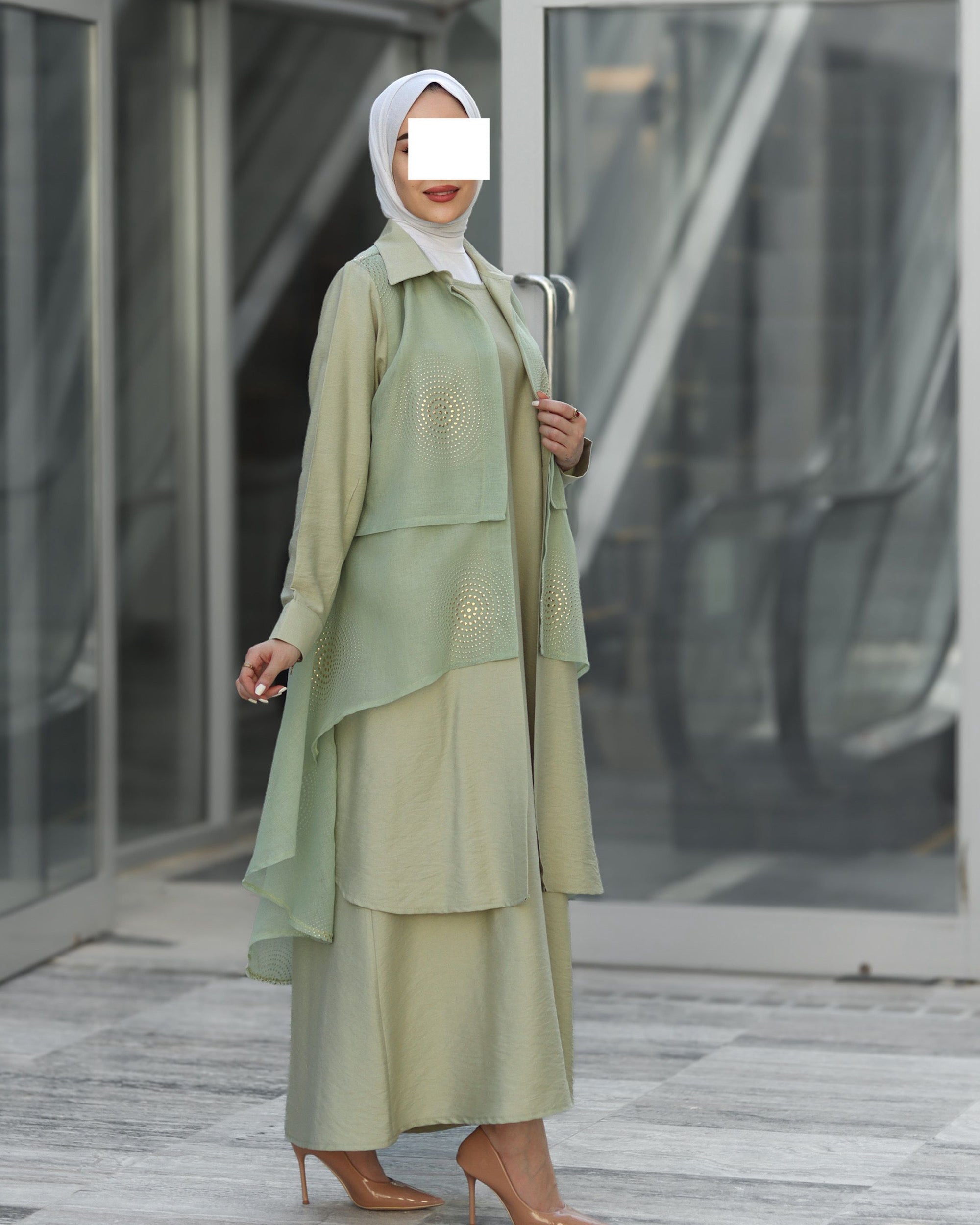 Layered Olive Green Set