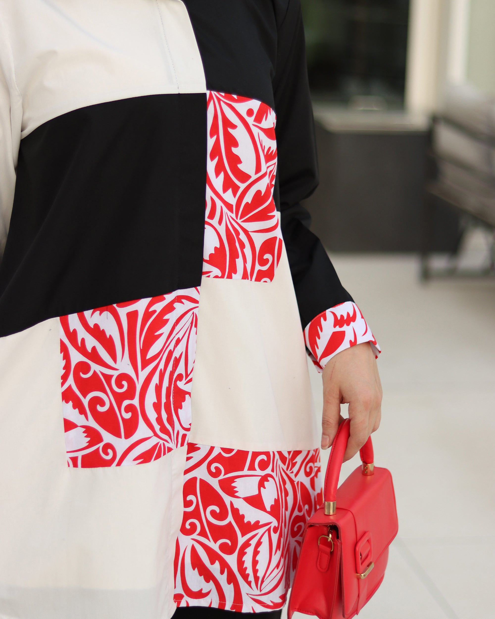 Bold Contrast Poplin Shirt