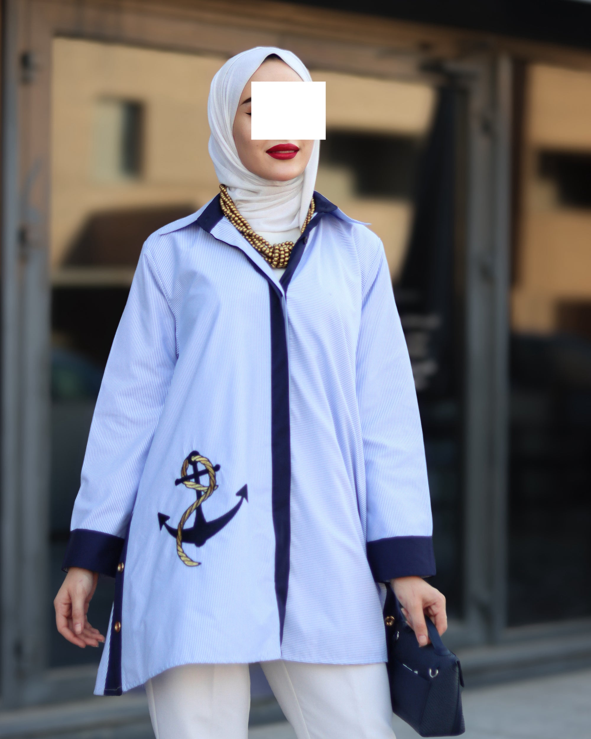 Nautical Poplin Shirt