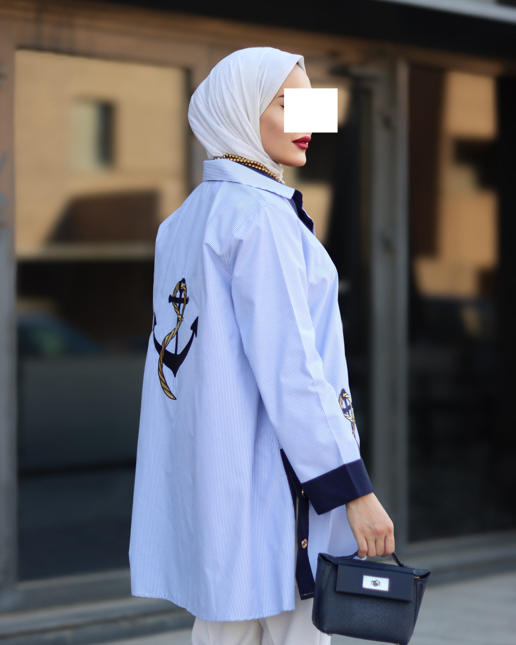 Nautical Poplin Shirt