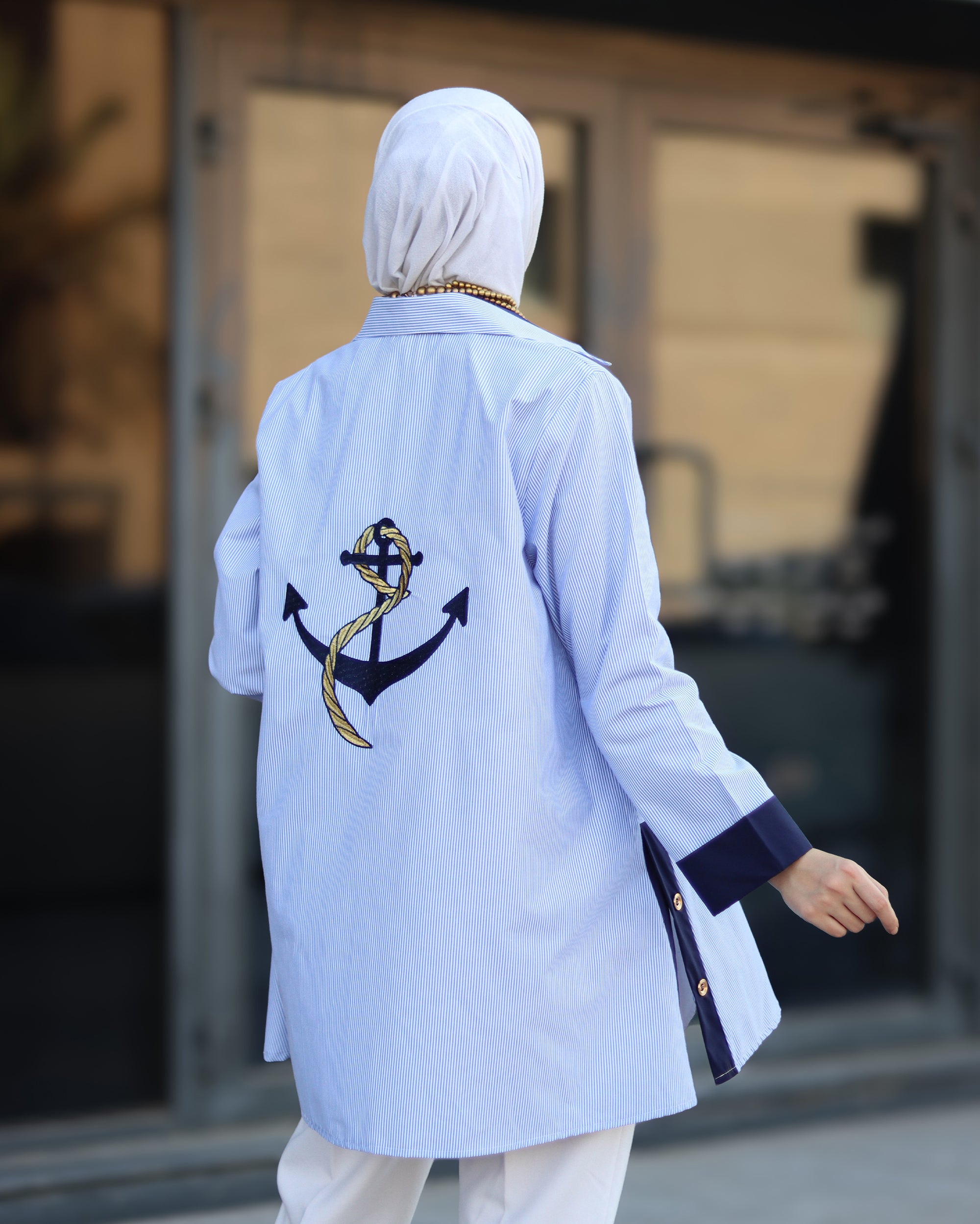 Nautical Poplin Shirt