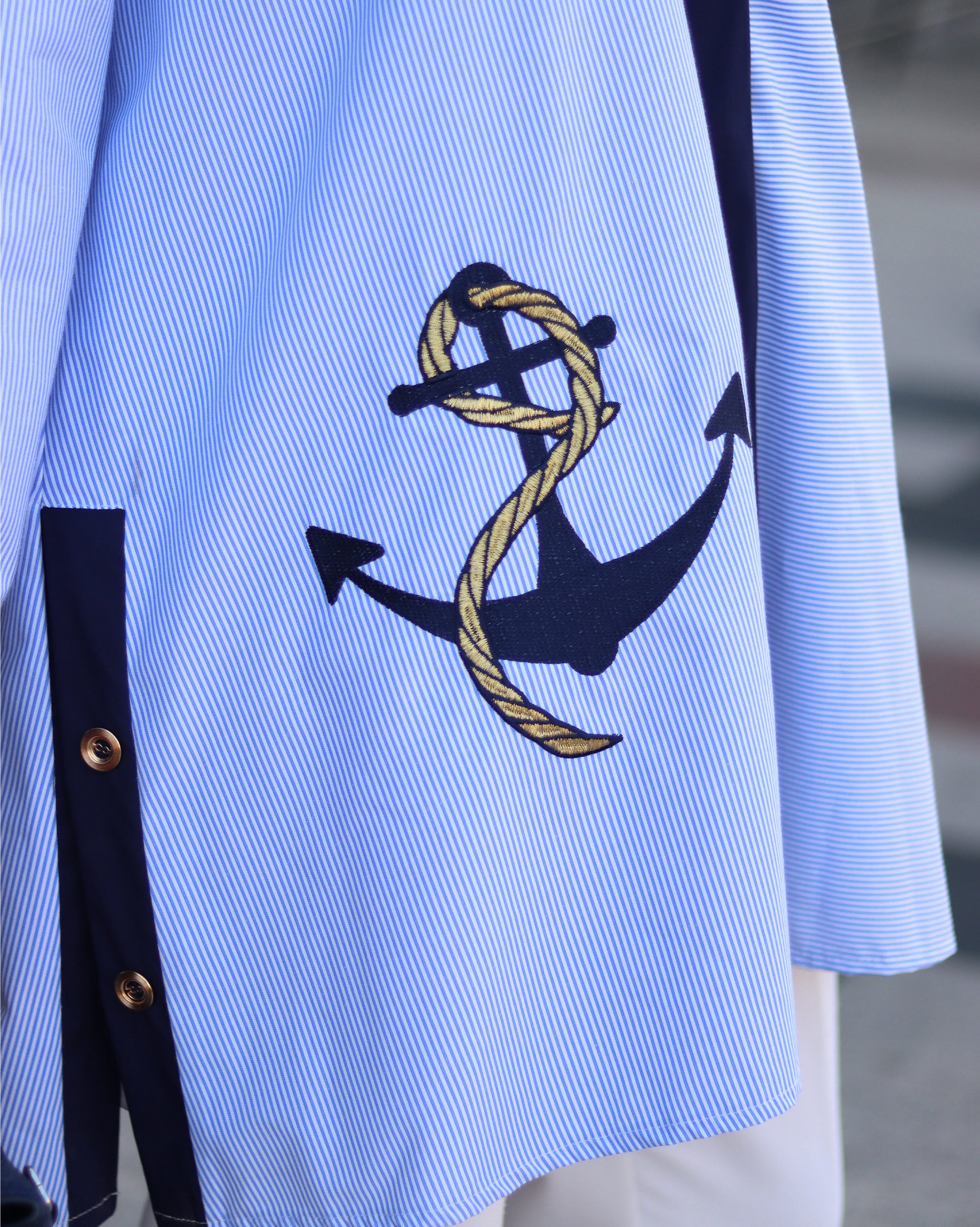 Nautical Poplin Shirt
