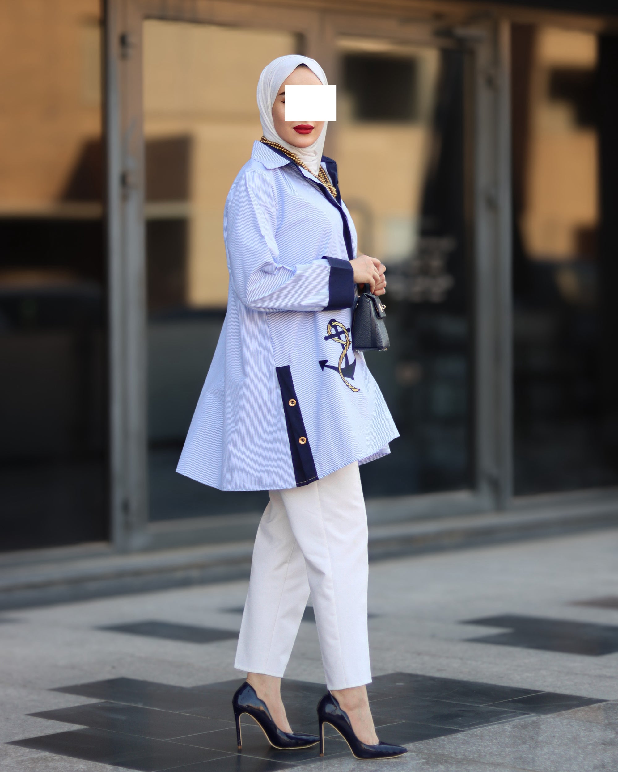 Nautical Poplin Shirt