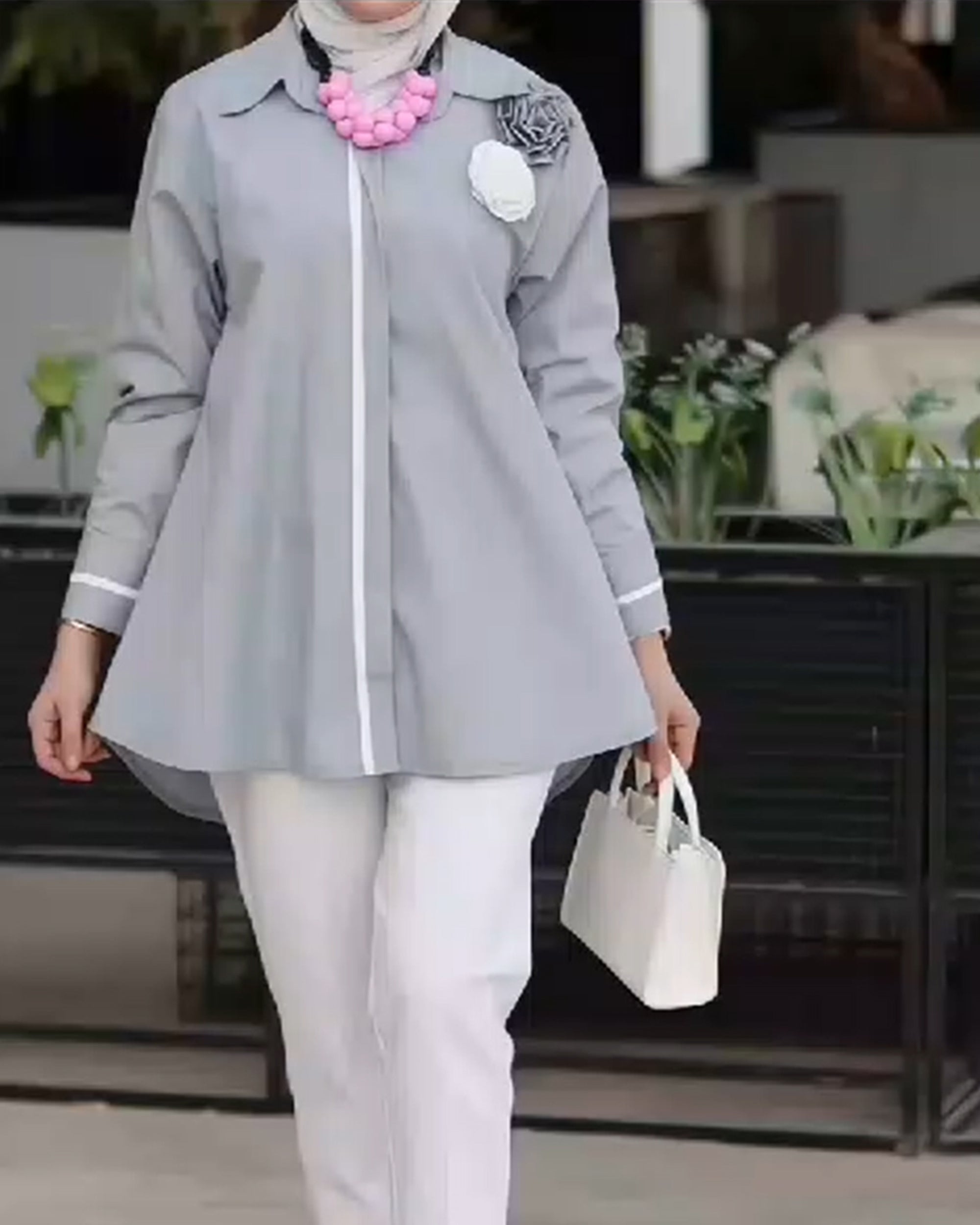 Grace Bloom Poplin Shirt