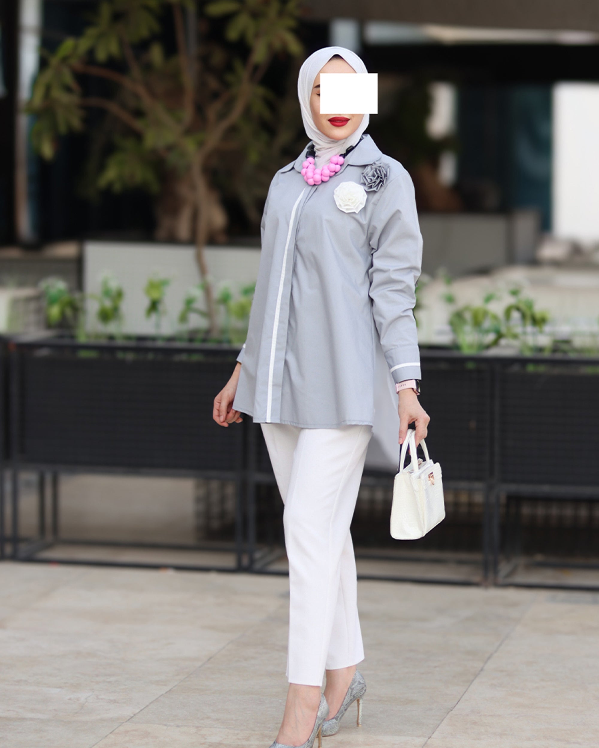 Grace Bloom Poplin Shirt