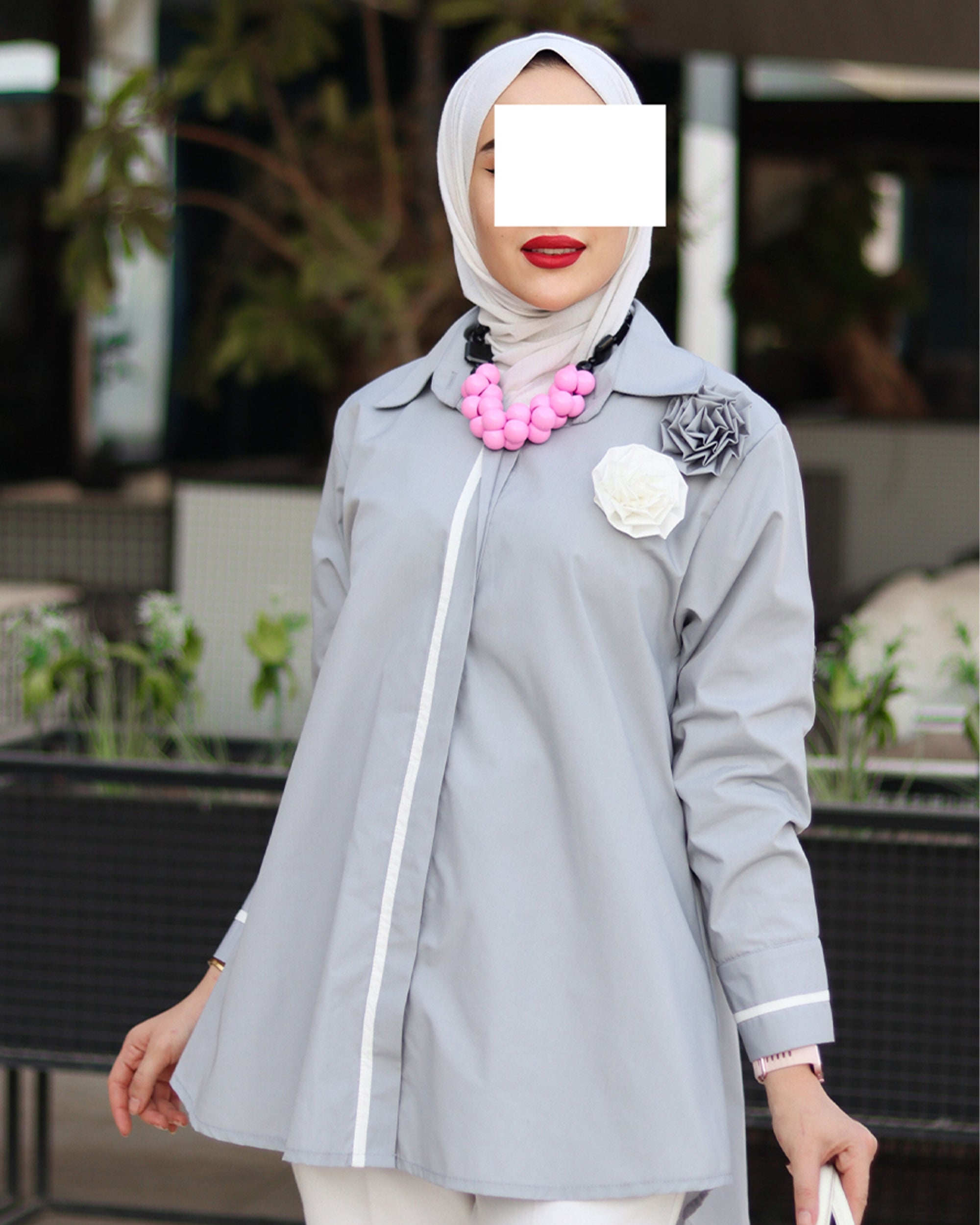 Grace Bloom Poplin Shirt