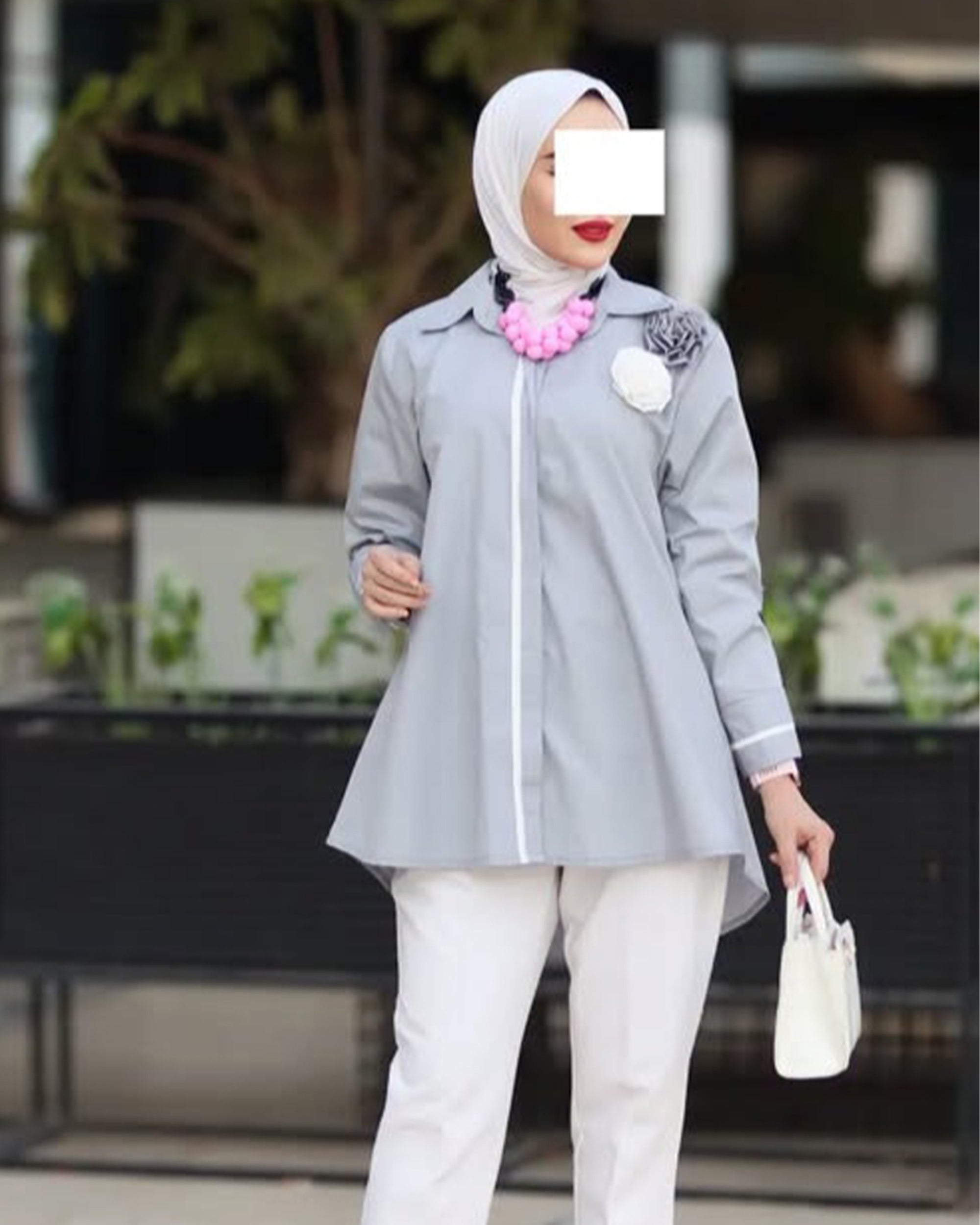 Grace Bloom Poplin Shirt