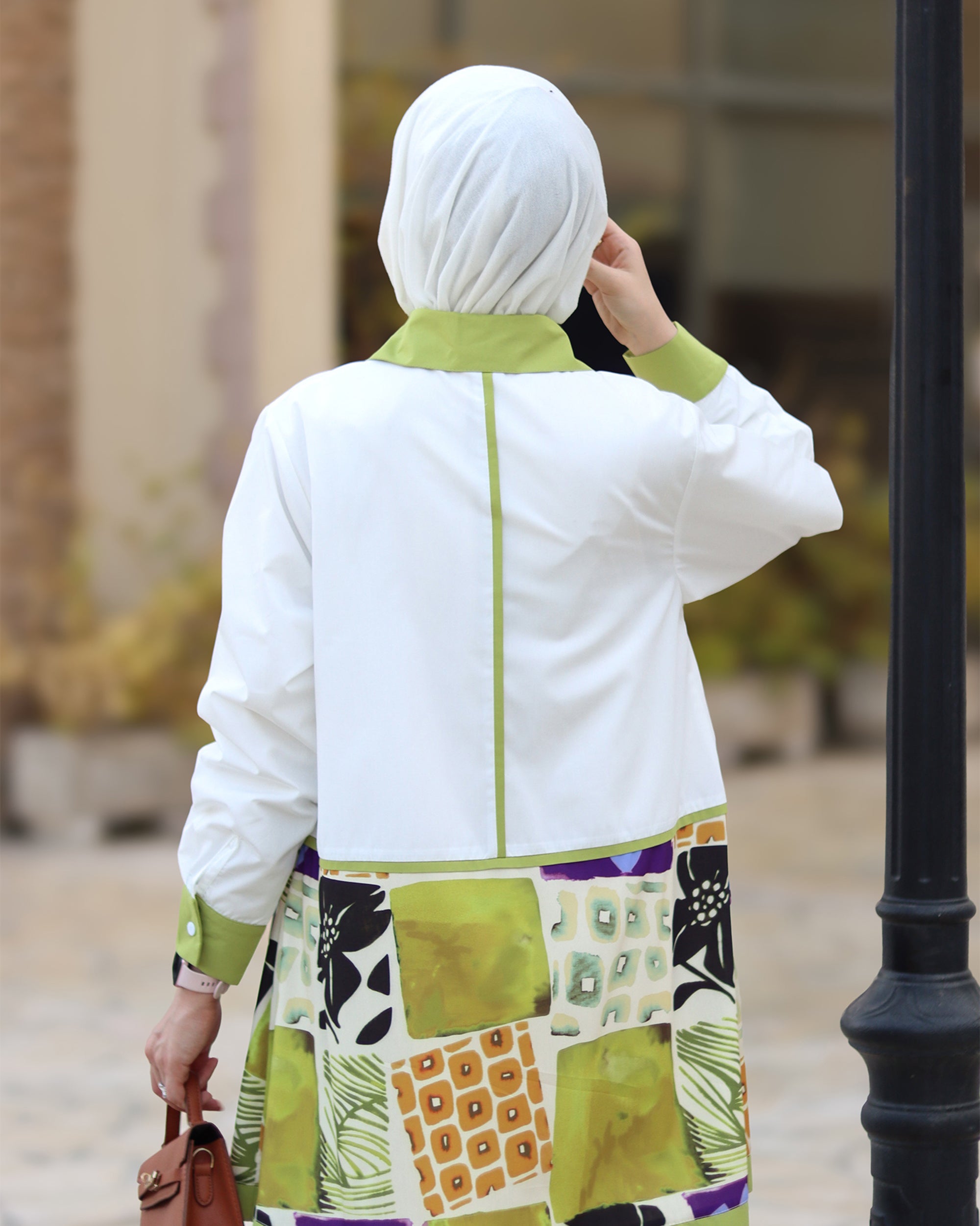 Olive Block Shirt