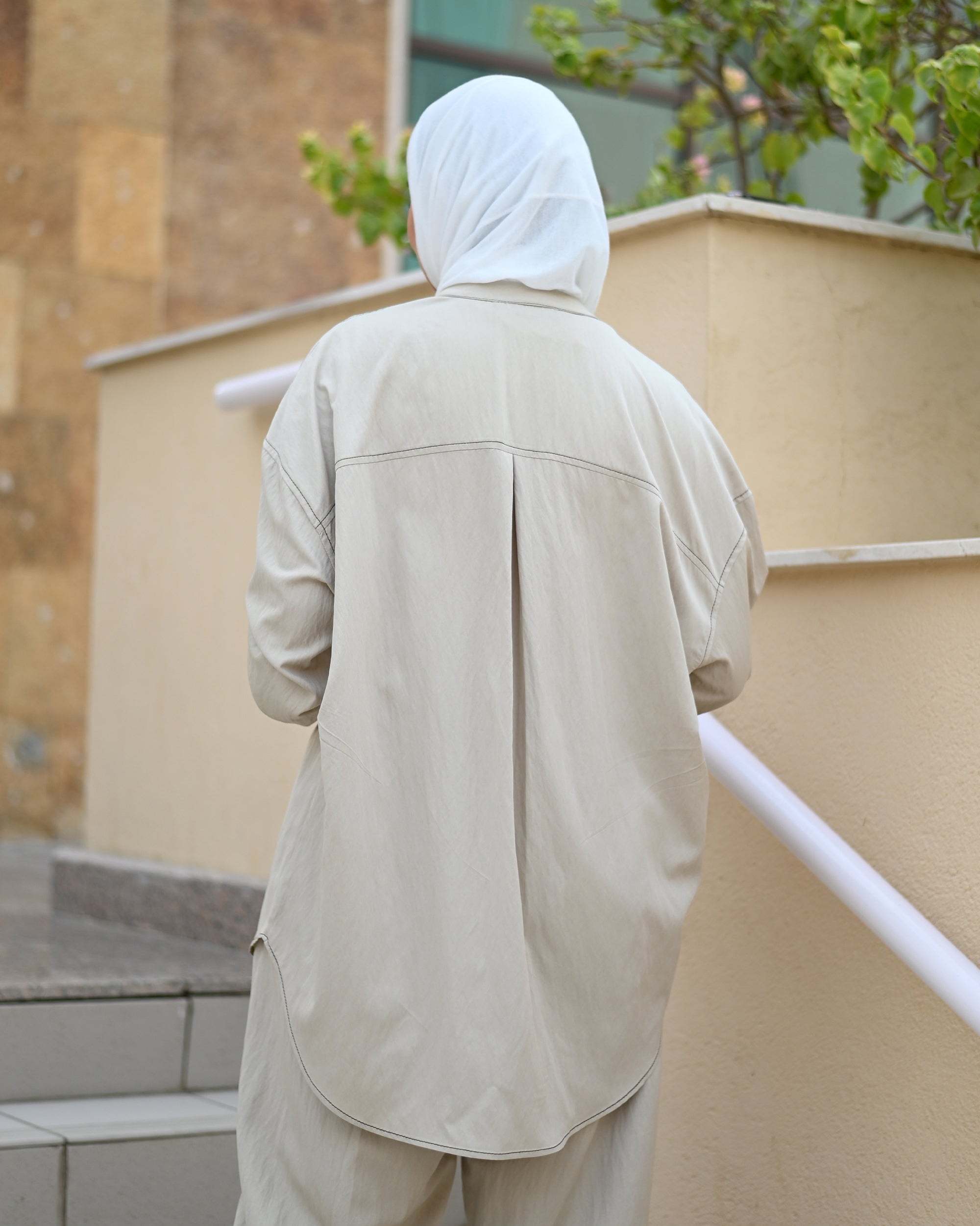 Beige Tencel Set