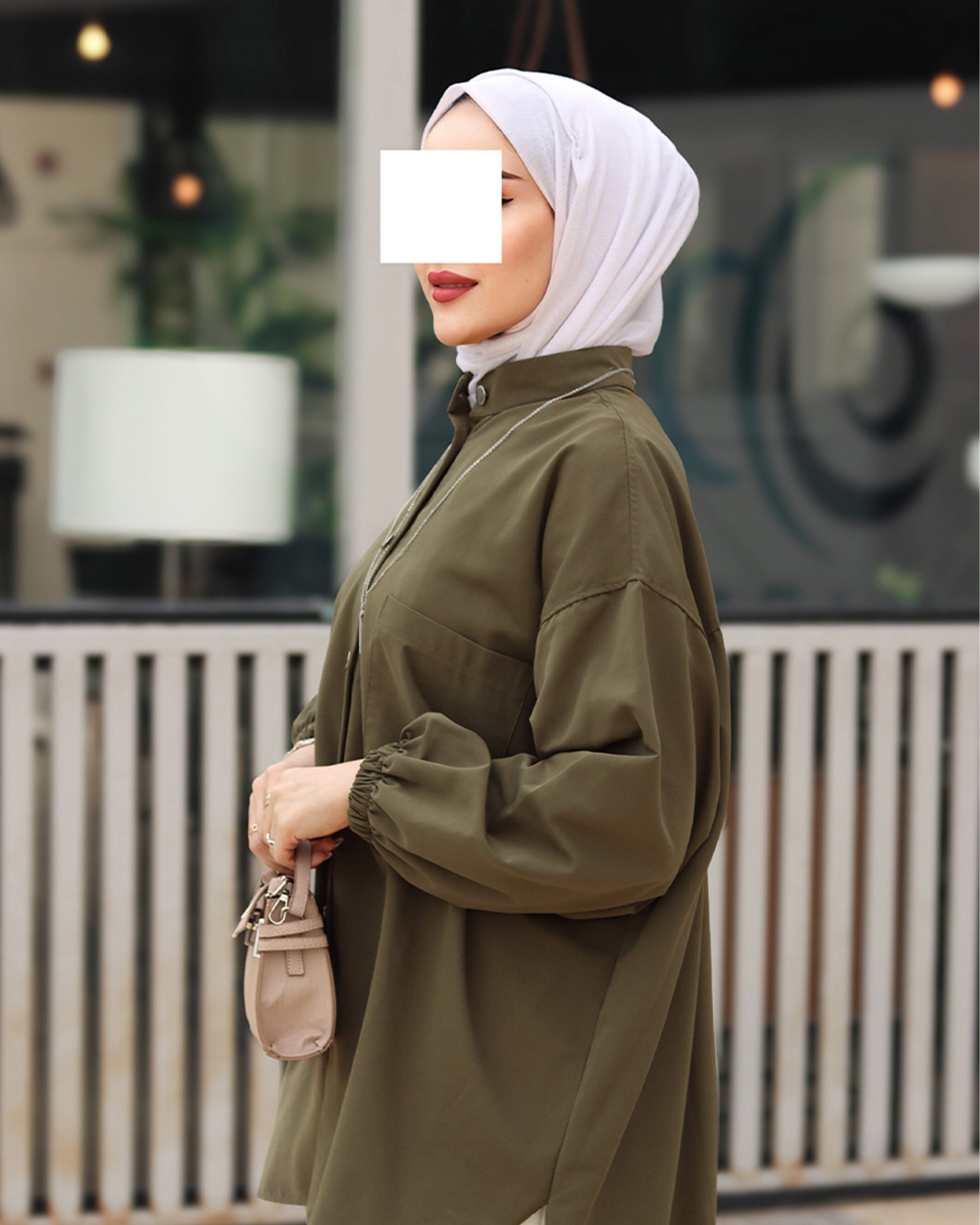 Button Poplin Shirt