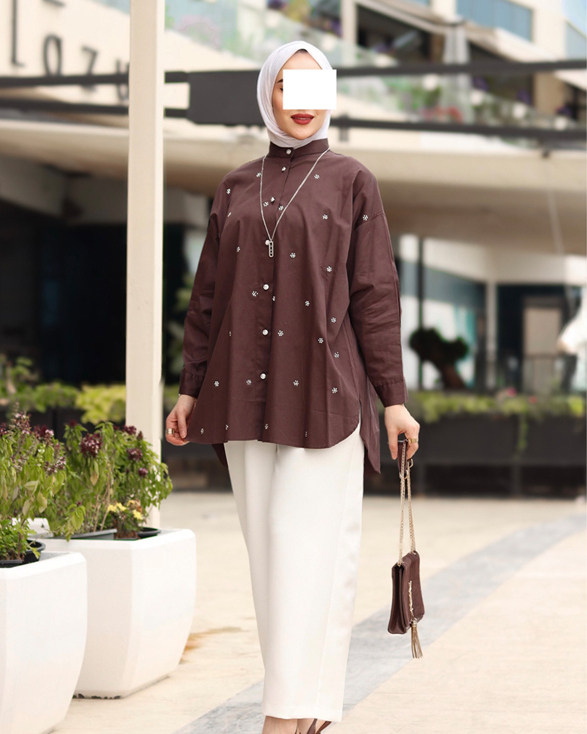 Mocha Petal Poplin