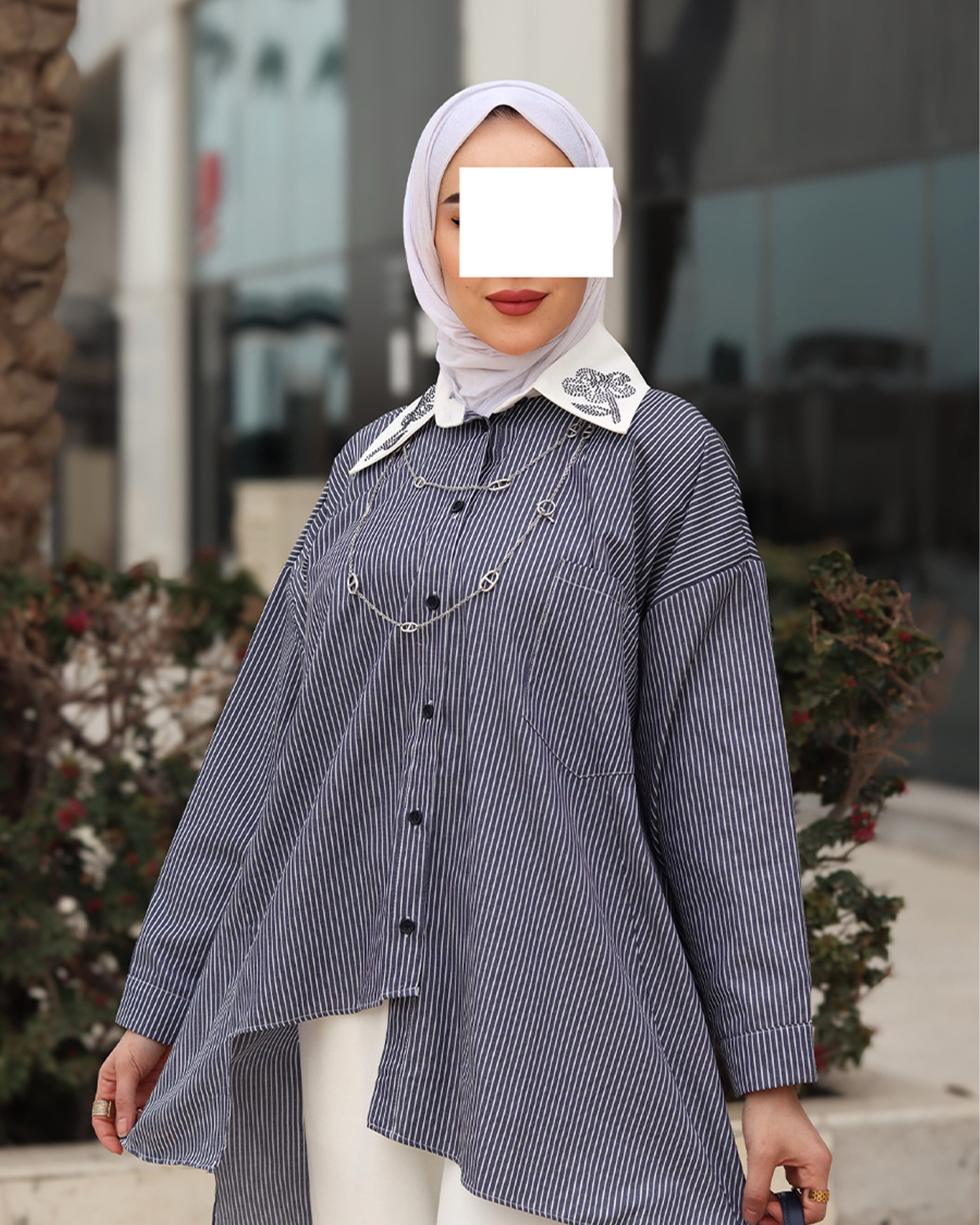 Stripe Poplin Shirt