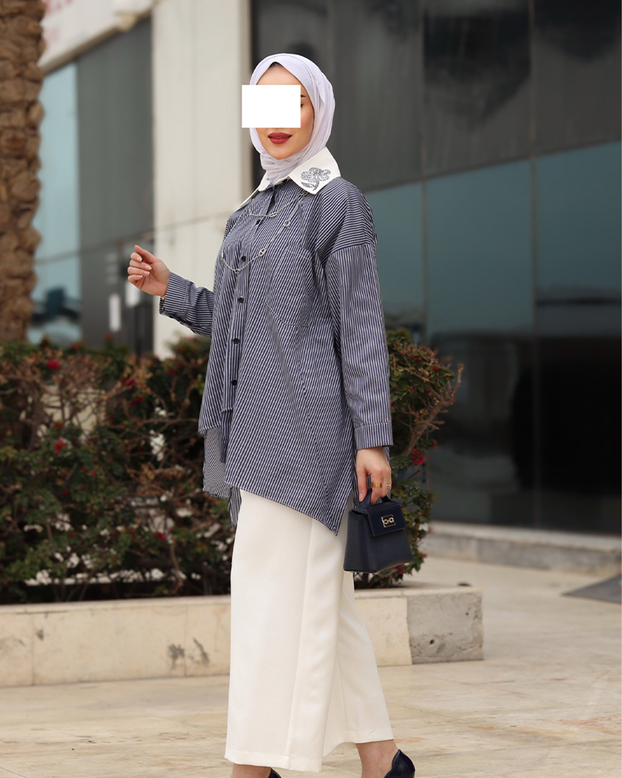 Stripe Poplin Shirt
