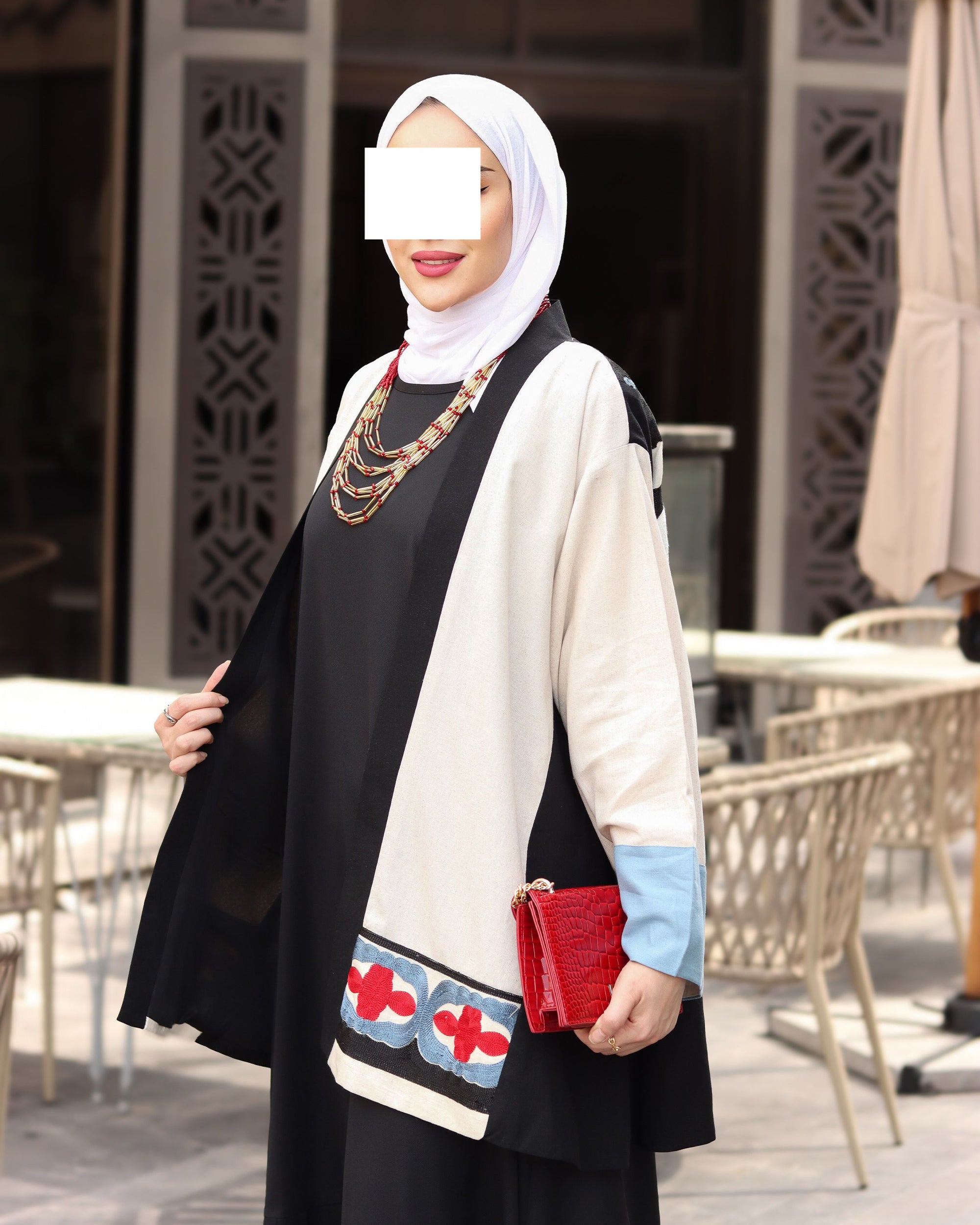 Embroidered Linen Jacket