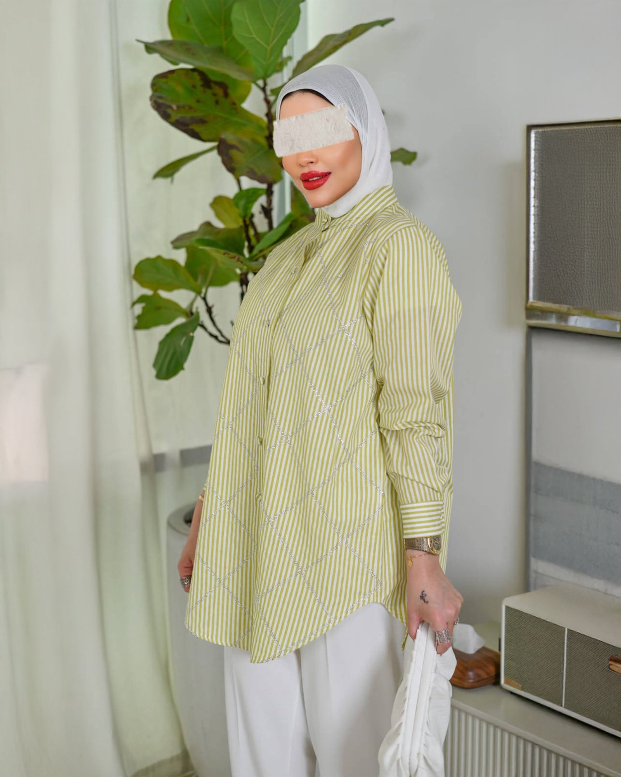 Lemon Lattice Shirt