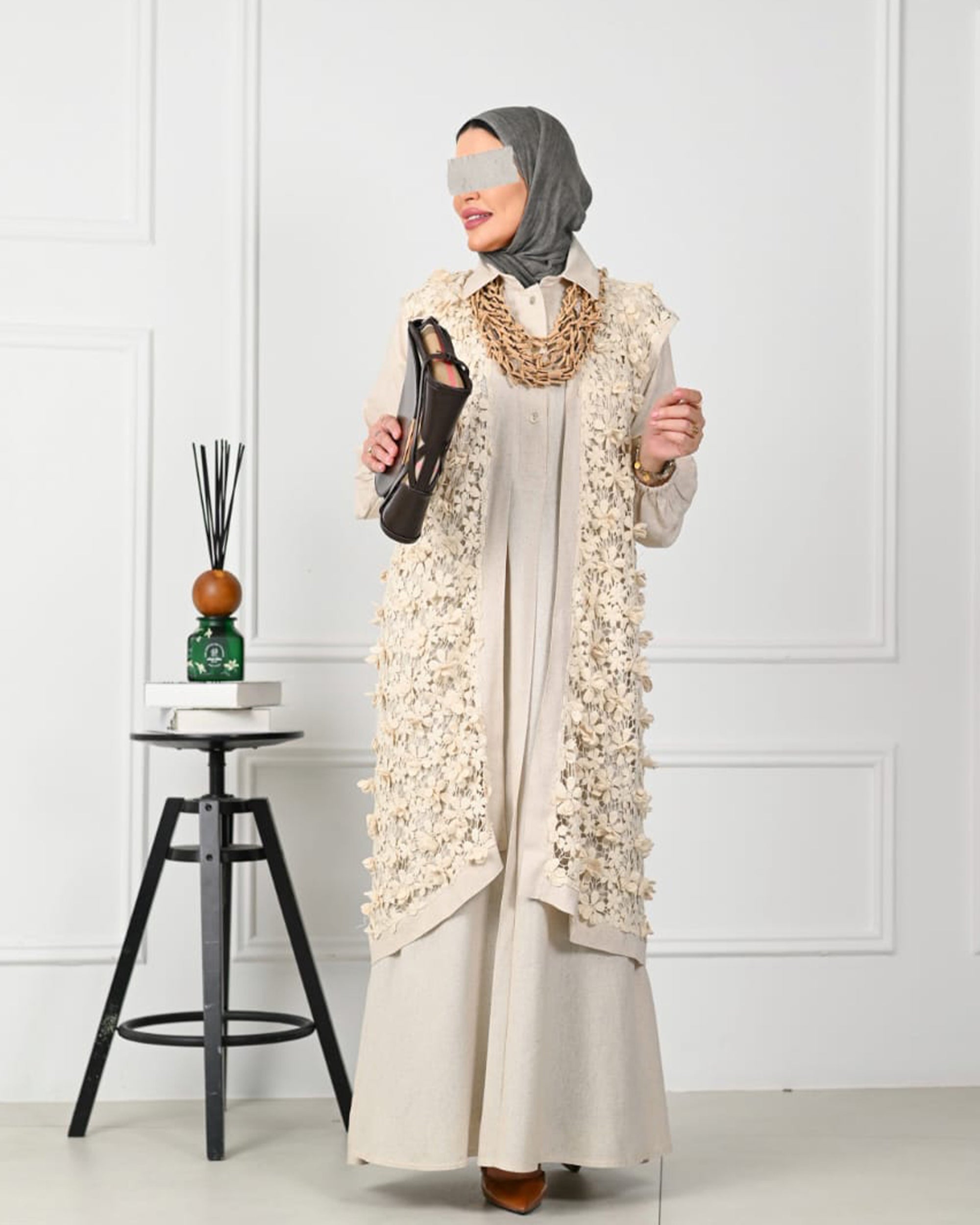 Meadow Bloom Linen Dress