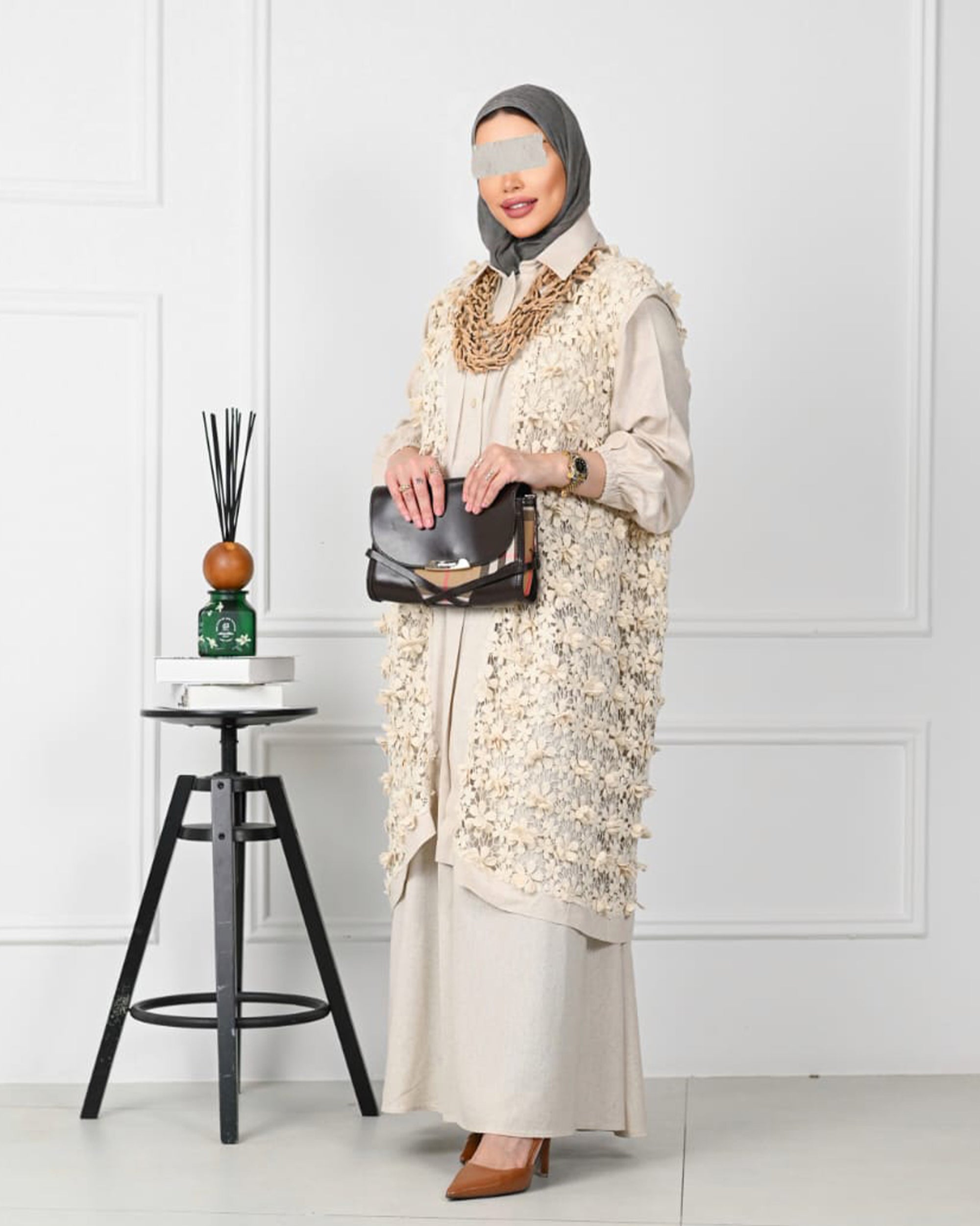 Meadow Bloom Linen Dress