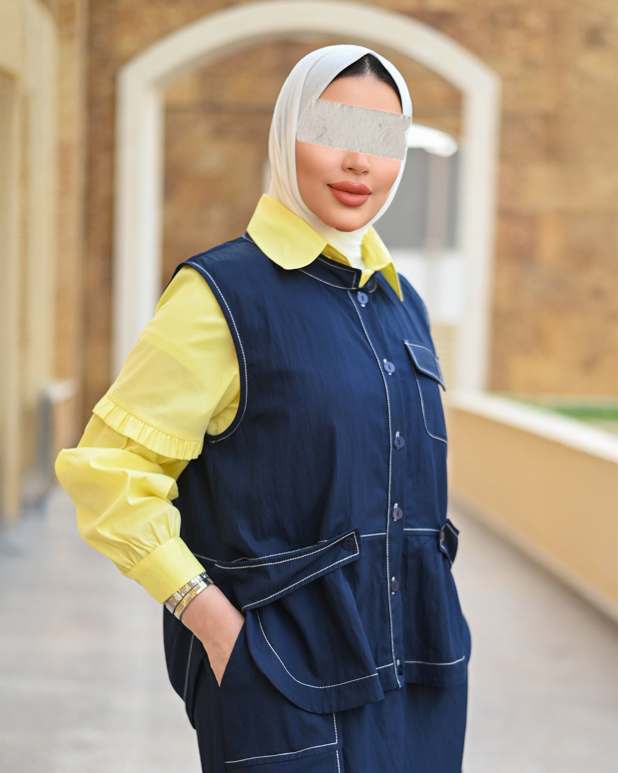 Sunlight Ruffle Poplin Shirt